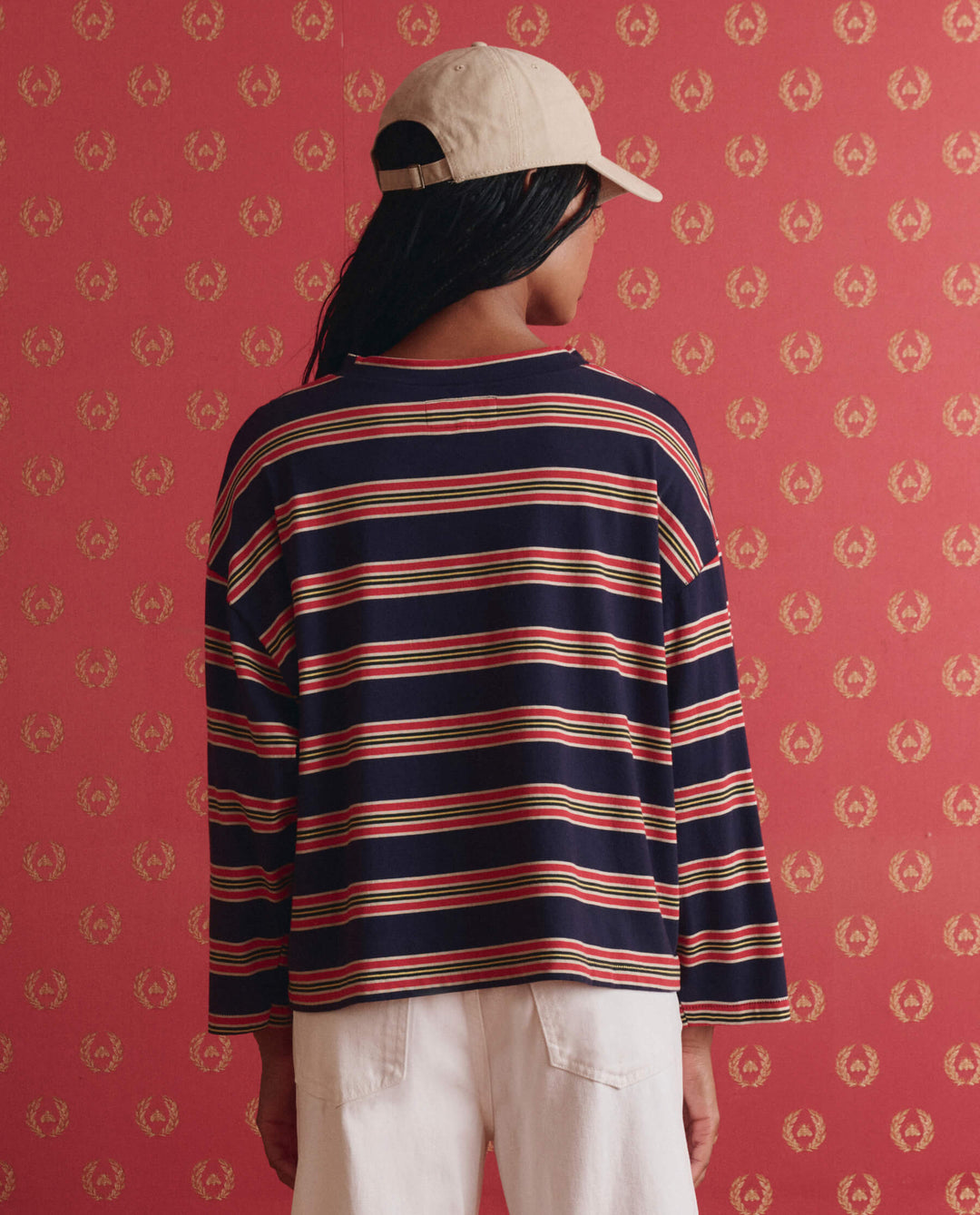 The Great Field Tee in Scout Stripe