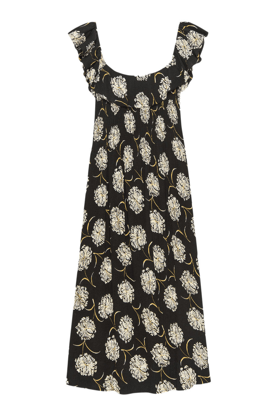 The Great Havana Dress in Black Dancing Floral