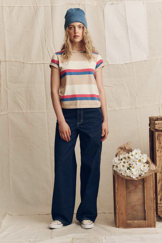 The Great Little Tee in Study Hall Stripe