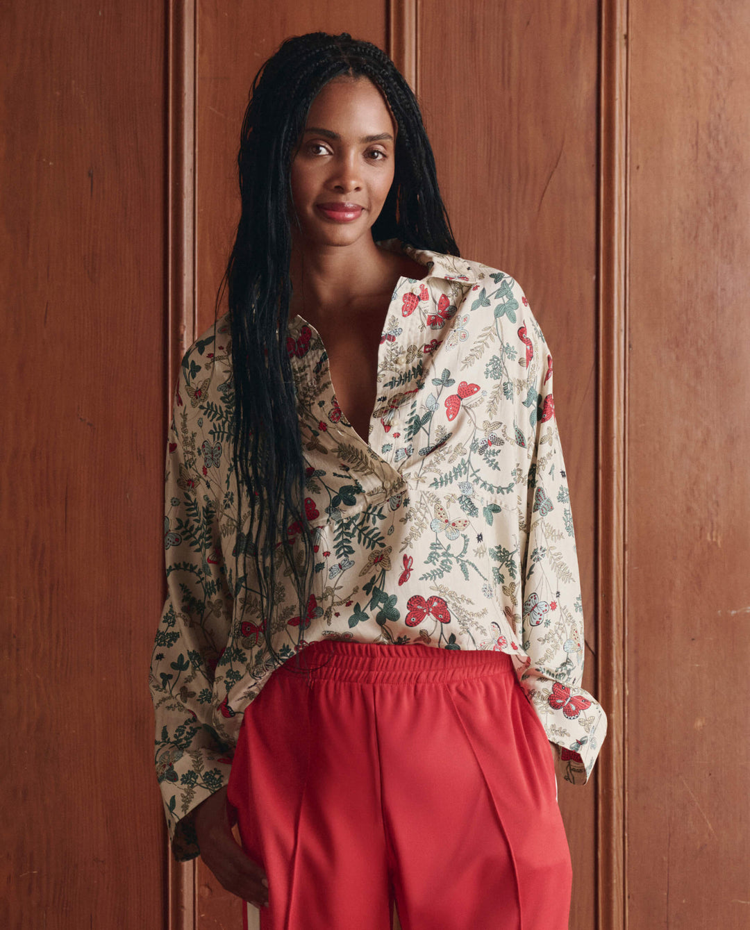 The Great Meadow Henley Top in Floating Butterfly