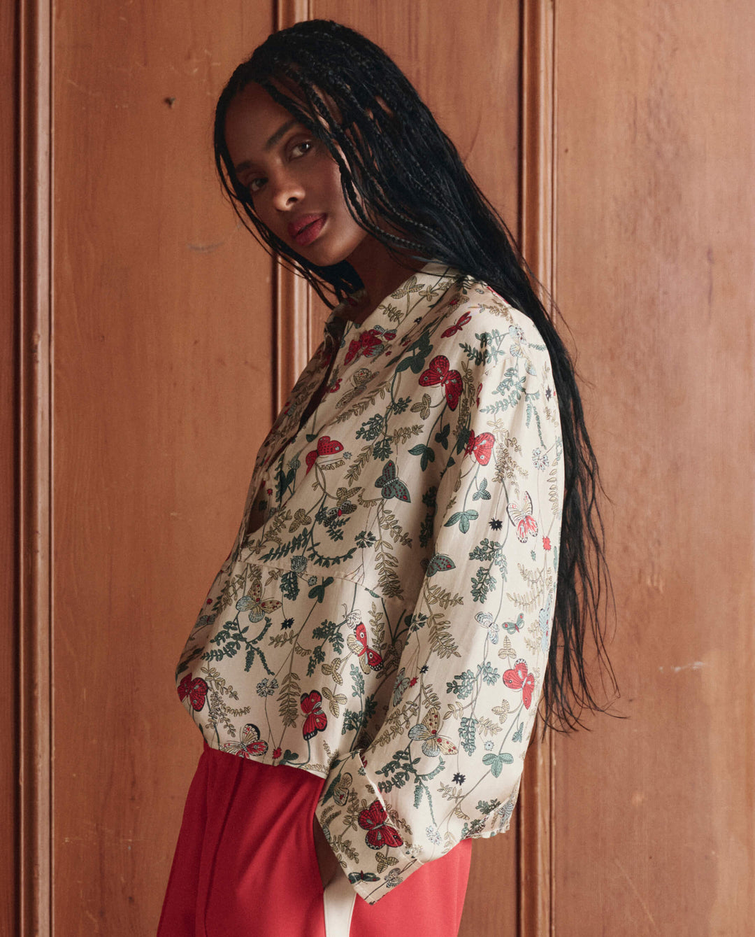 The Great Meadow Henley Top in Floating Butterfly