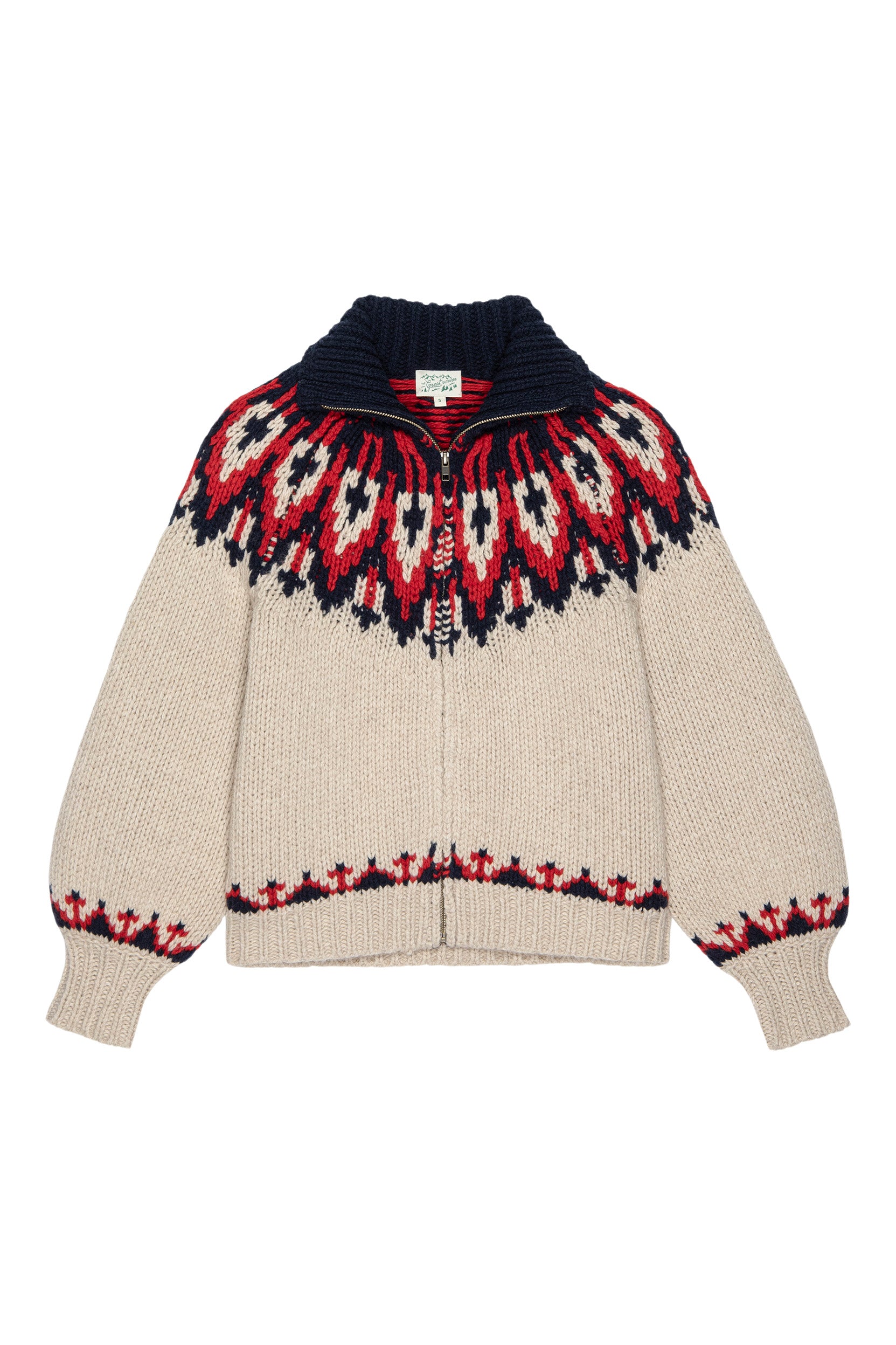The Great Nordic Sweater in Glacier Fair Isle