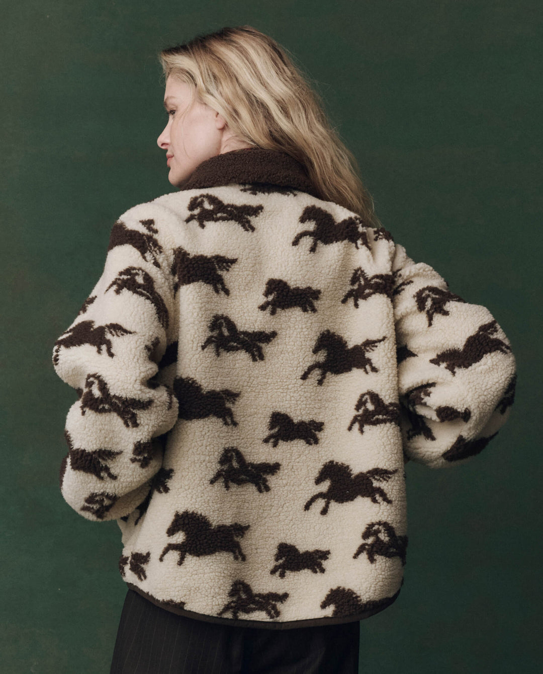 The Great Pasture Jacket in Cream with Hickory