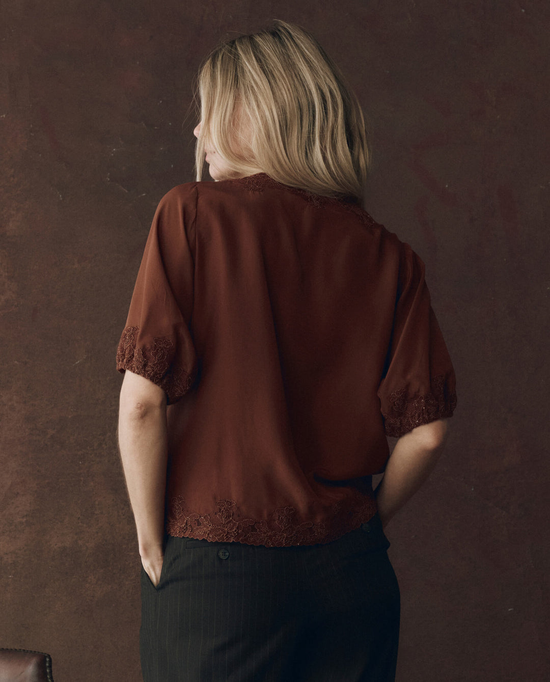 The Great Short Sleeve Legacy Top in Chocolate