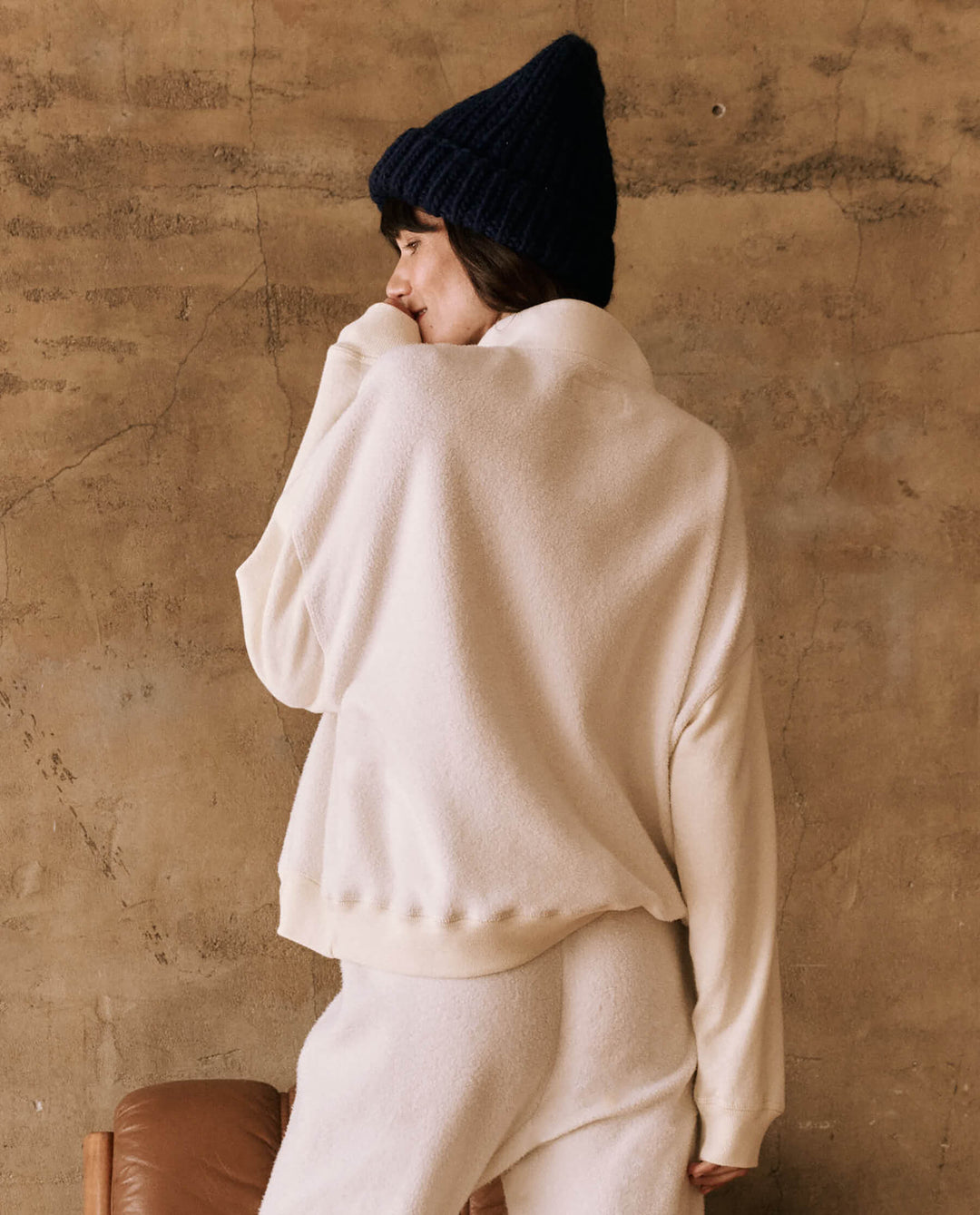 The Great Slouch Trail Sweatshirt in Washed White