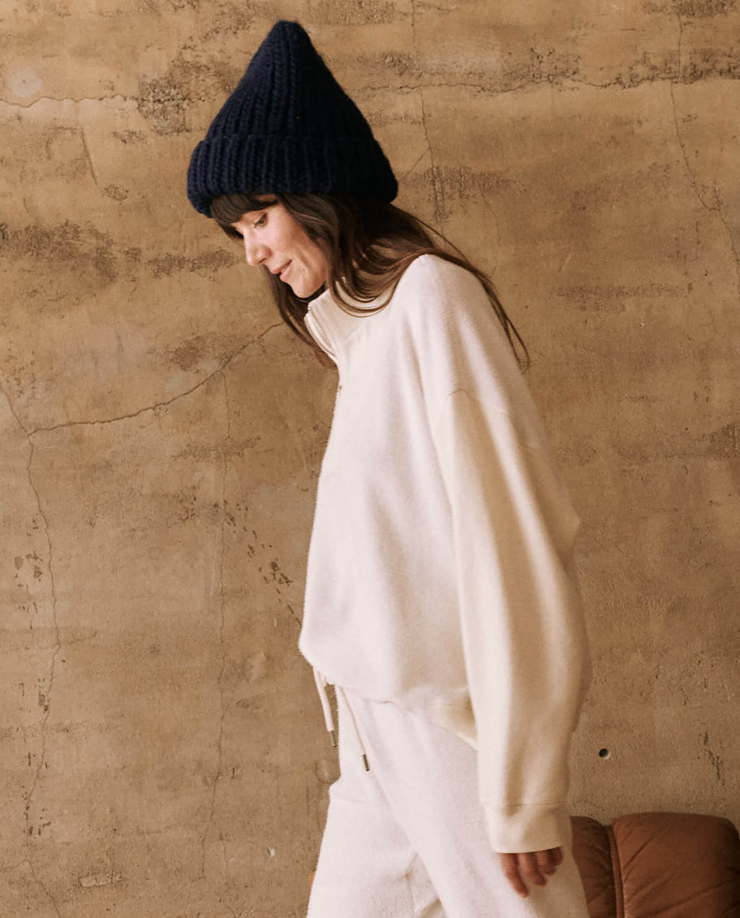 The Great Slouch Trail Sweatshirt in Washed White