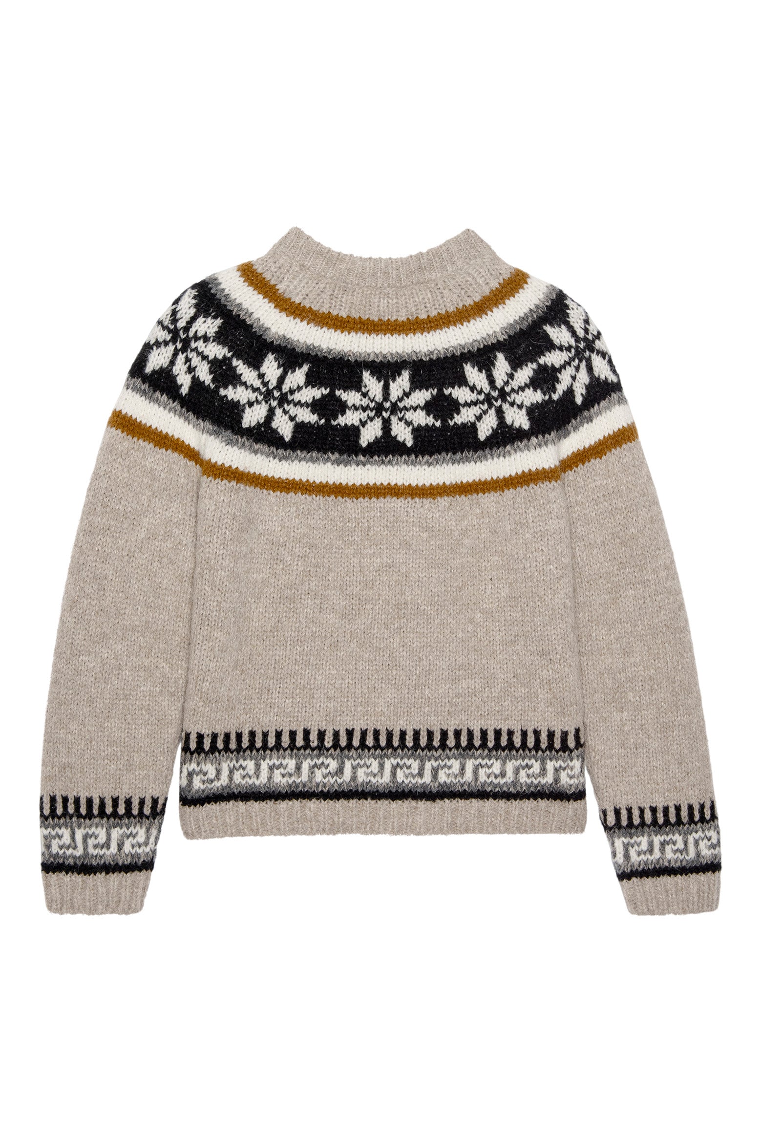 The Great Snowflake Fair Isle Pullover in Oat