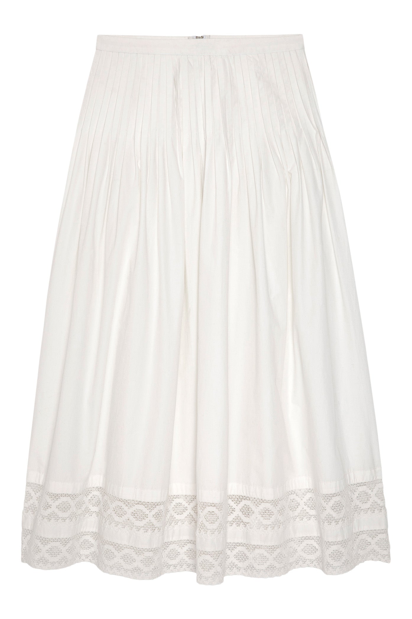 The Great Structured Victorian Skirt in White
