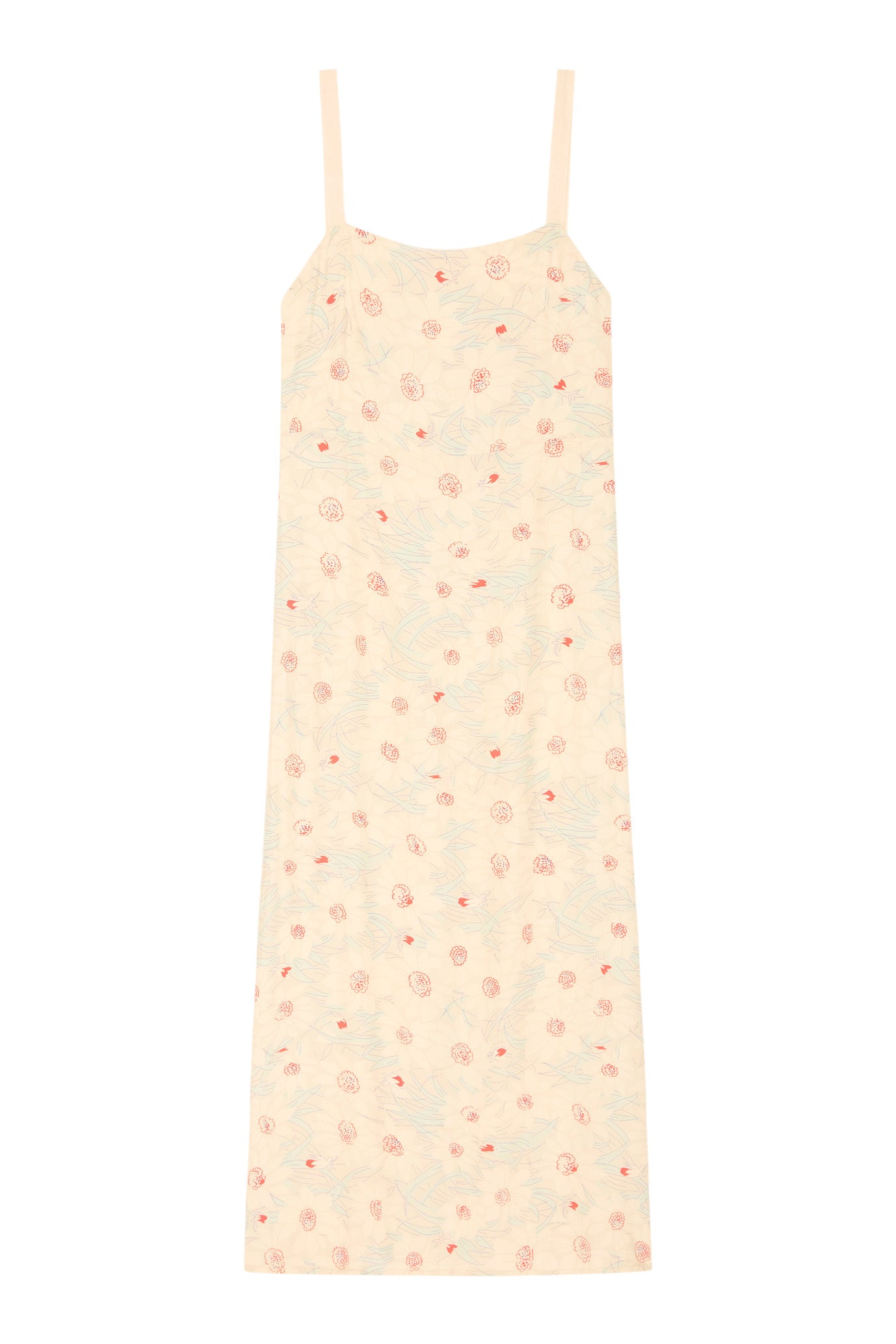 The Great Sunroom Slip Dress in Champagne Scattered Bloom
