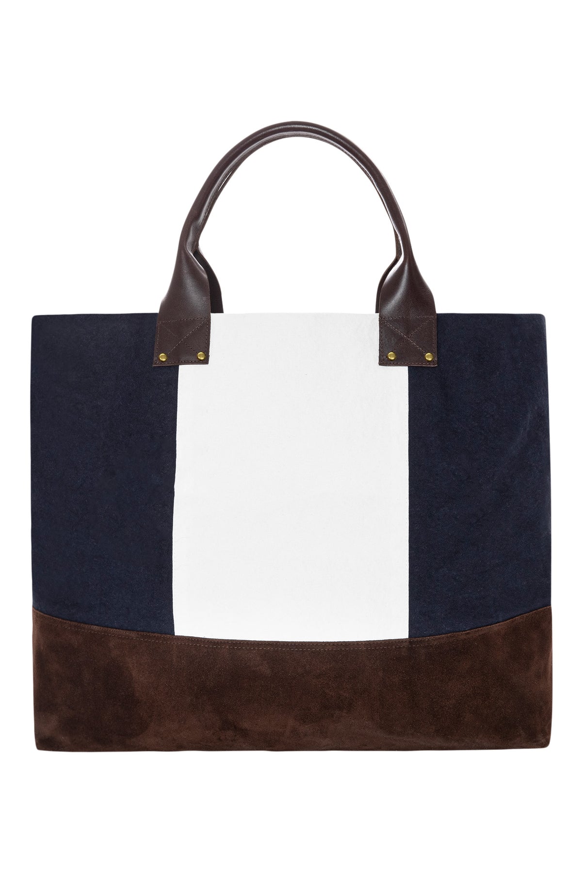 The Great The Stripe Tote in Navy White