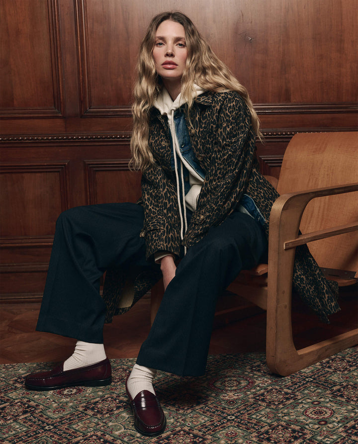 The Great Trench Coat in Dark Leopard