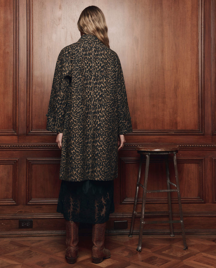 The Great Trench Coat in Dark Leopard