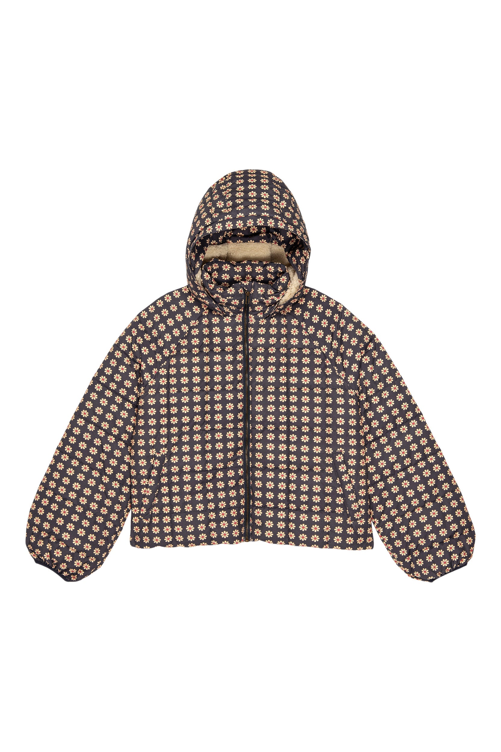 The Great Whistler Puffer Jacket in Mini Frosted Daisy