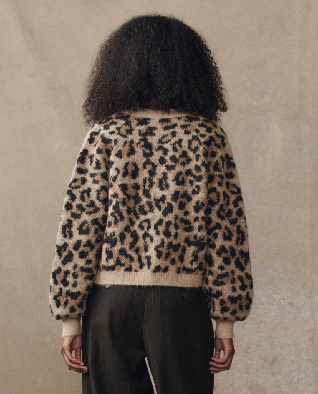The Great Windsor Cardigan in Leopard