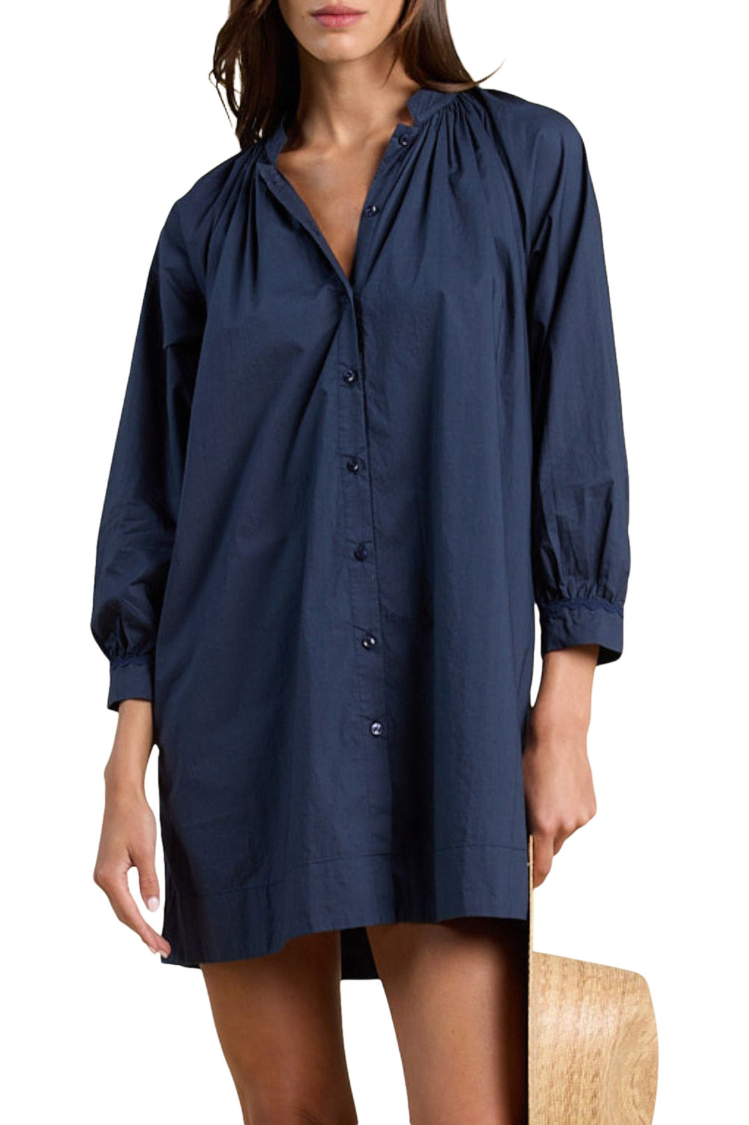 Trovata Birds of Paradis Angeline Dress in Navy