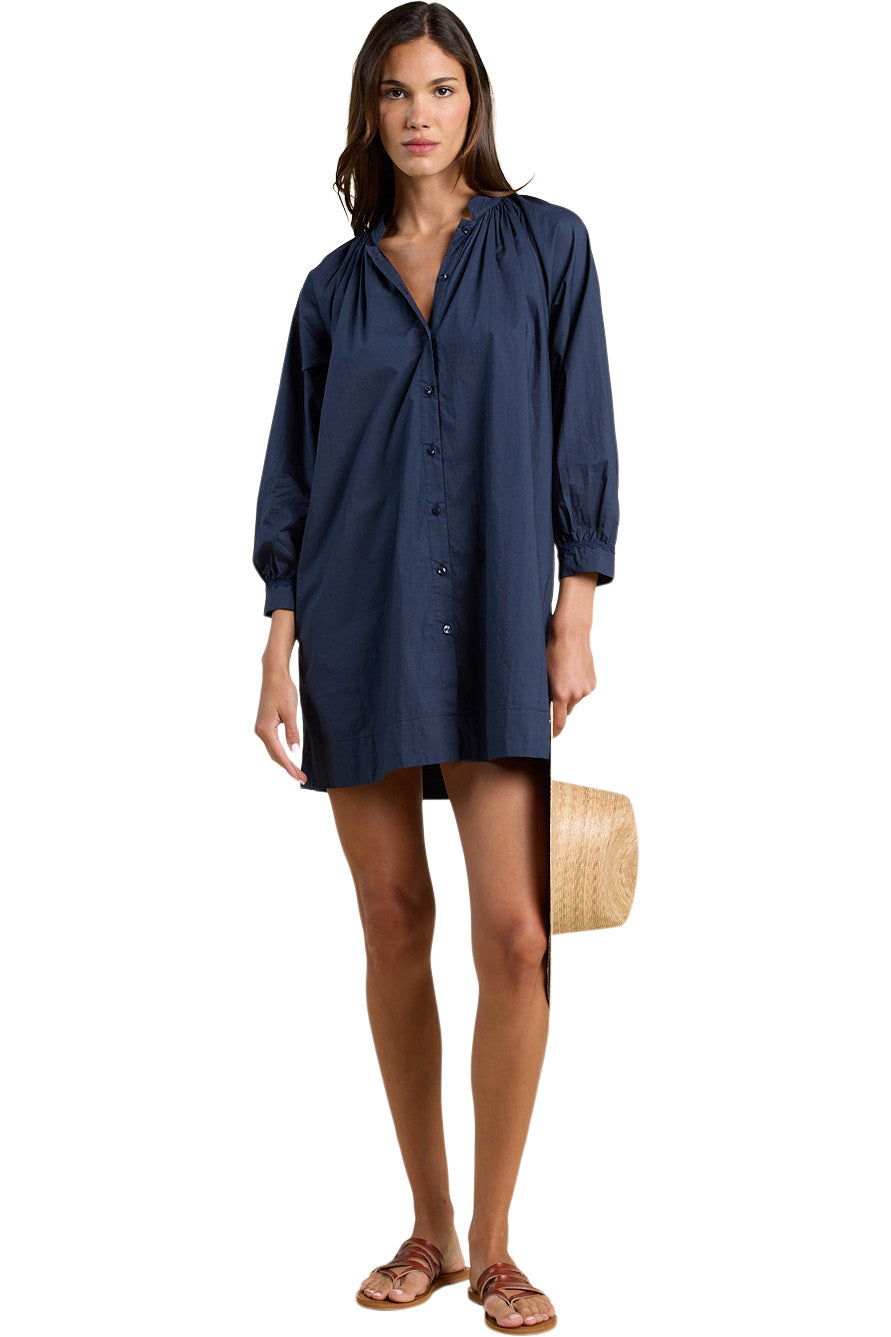 Trovata Birds of Paradis Angeline Dress in Navy