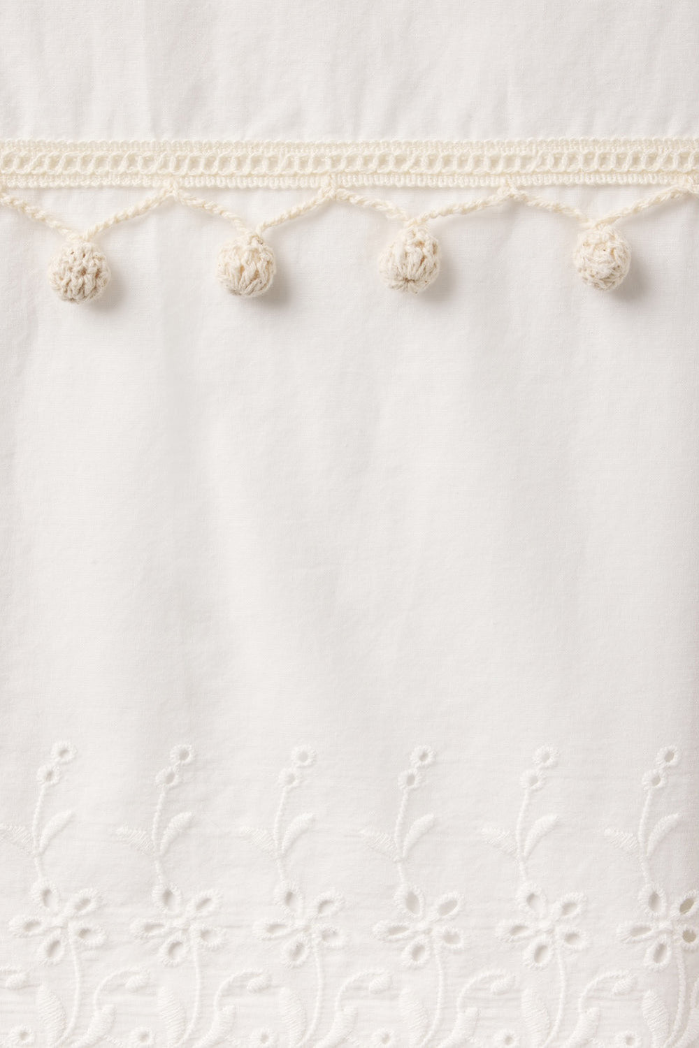 Trovata Birds of Paradis Bianca Skirt in White Eyelet