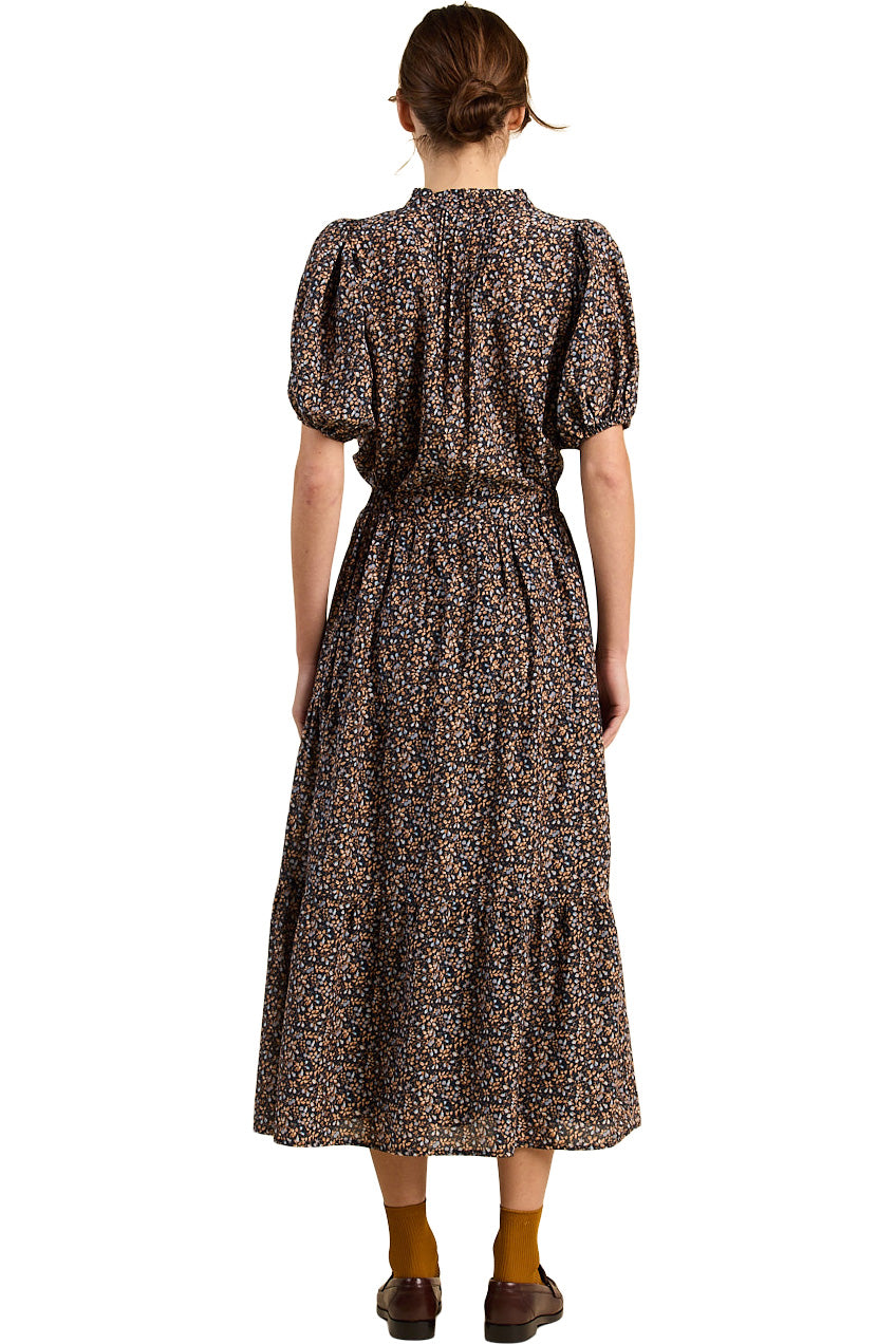 Trovata Birds of Paradis Blair Dress in Nightshadow Ditsy