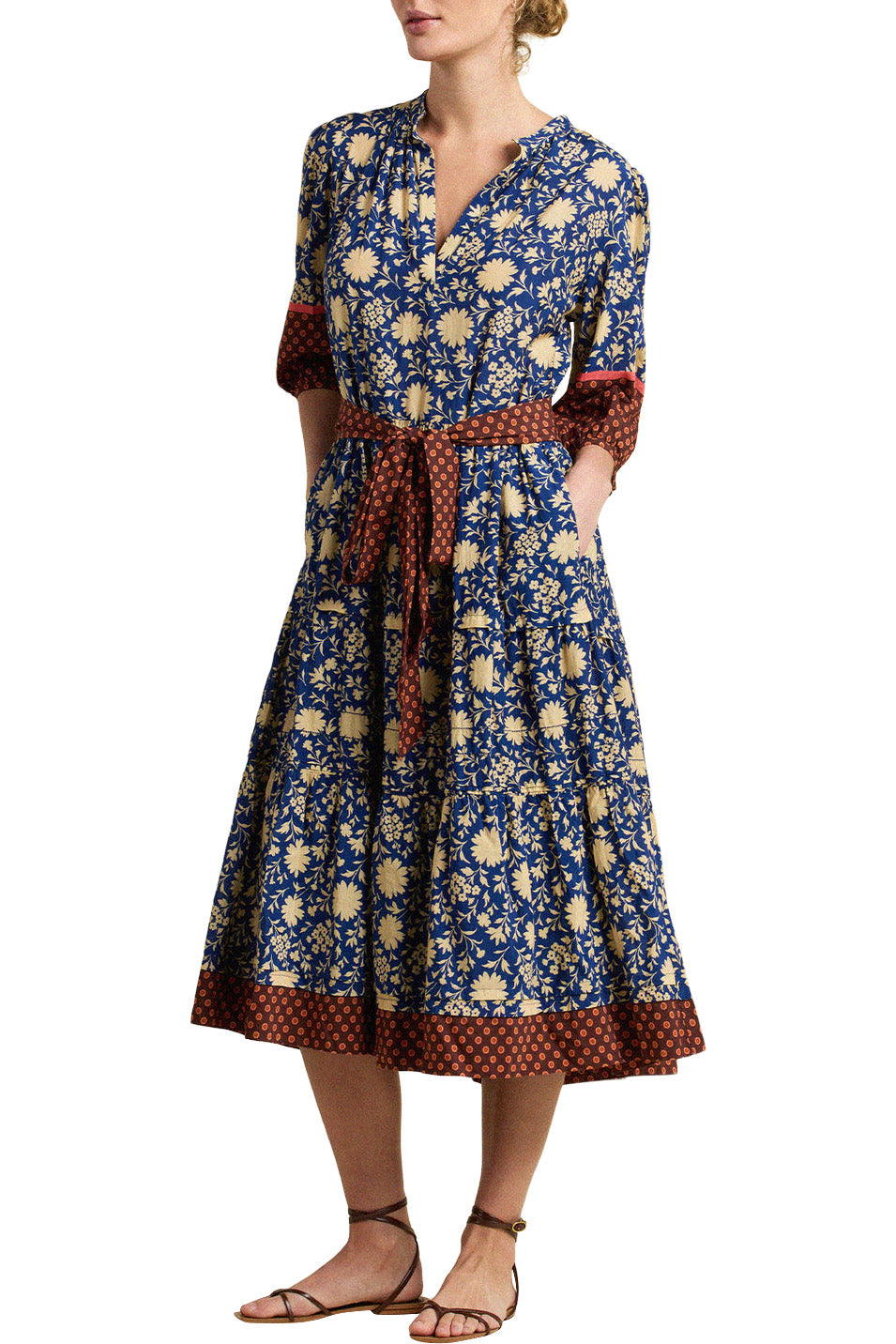 Trovata Birds of Paradis Devon Dress in Shadowfield