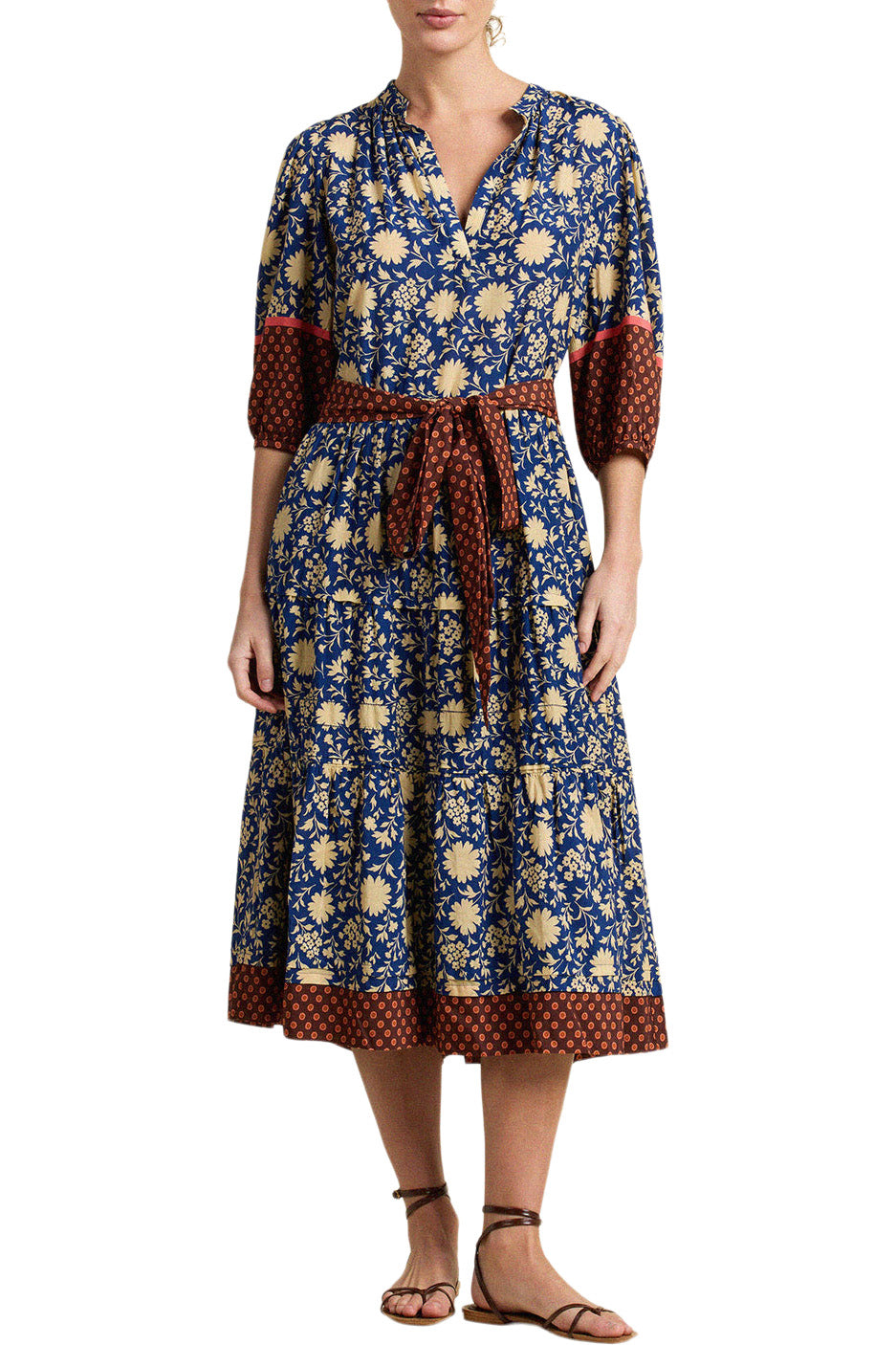 Trovata Birds of Paradis Devon Dress in Shadowfield