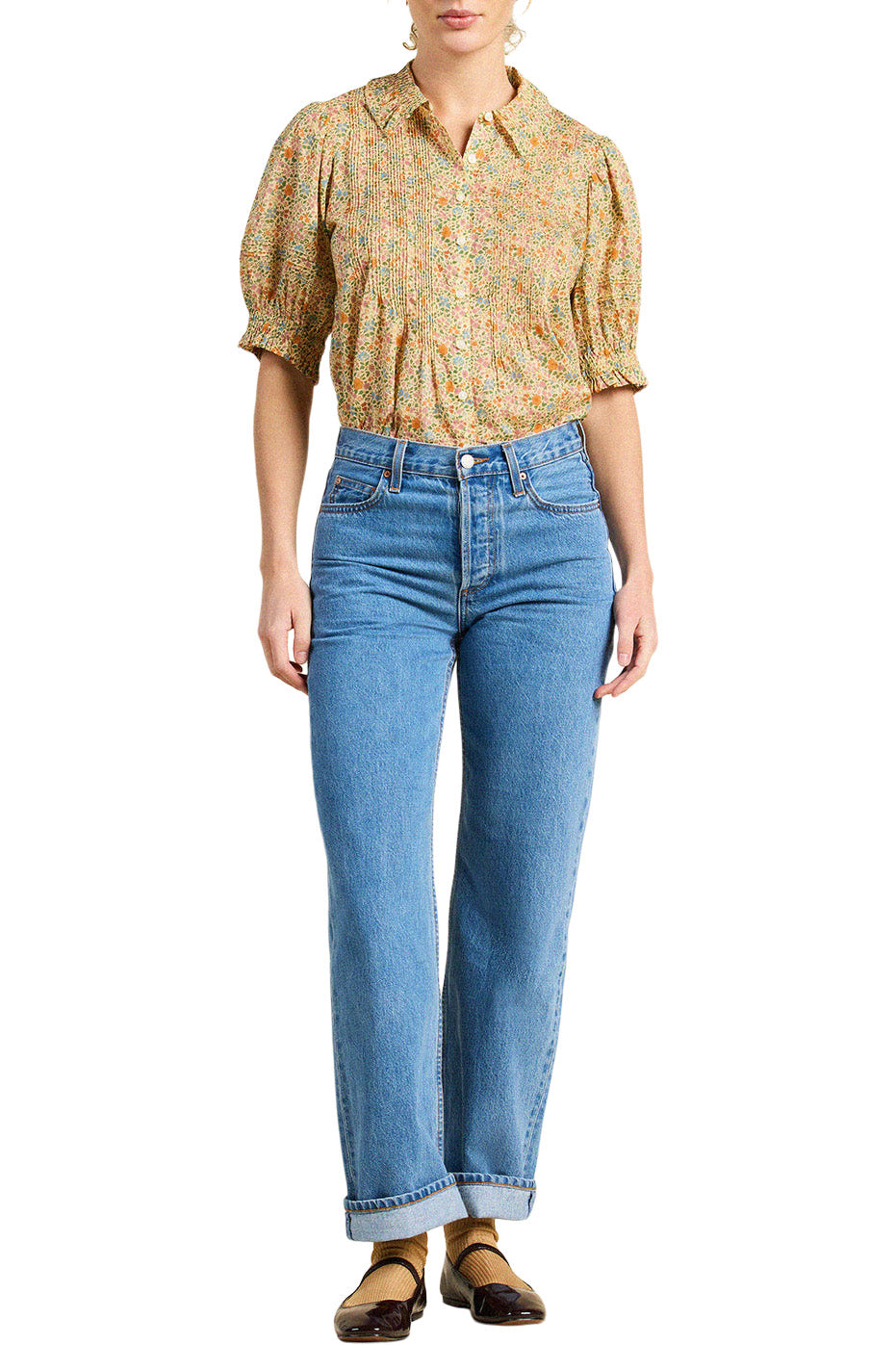 Trovata Birds of Paradis Jess Blouse in Gardenette