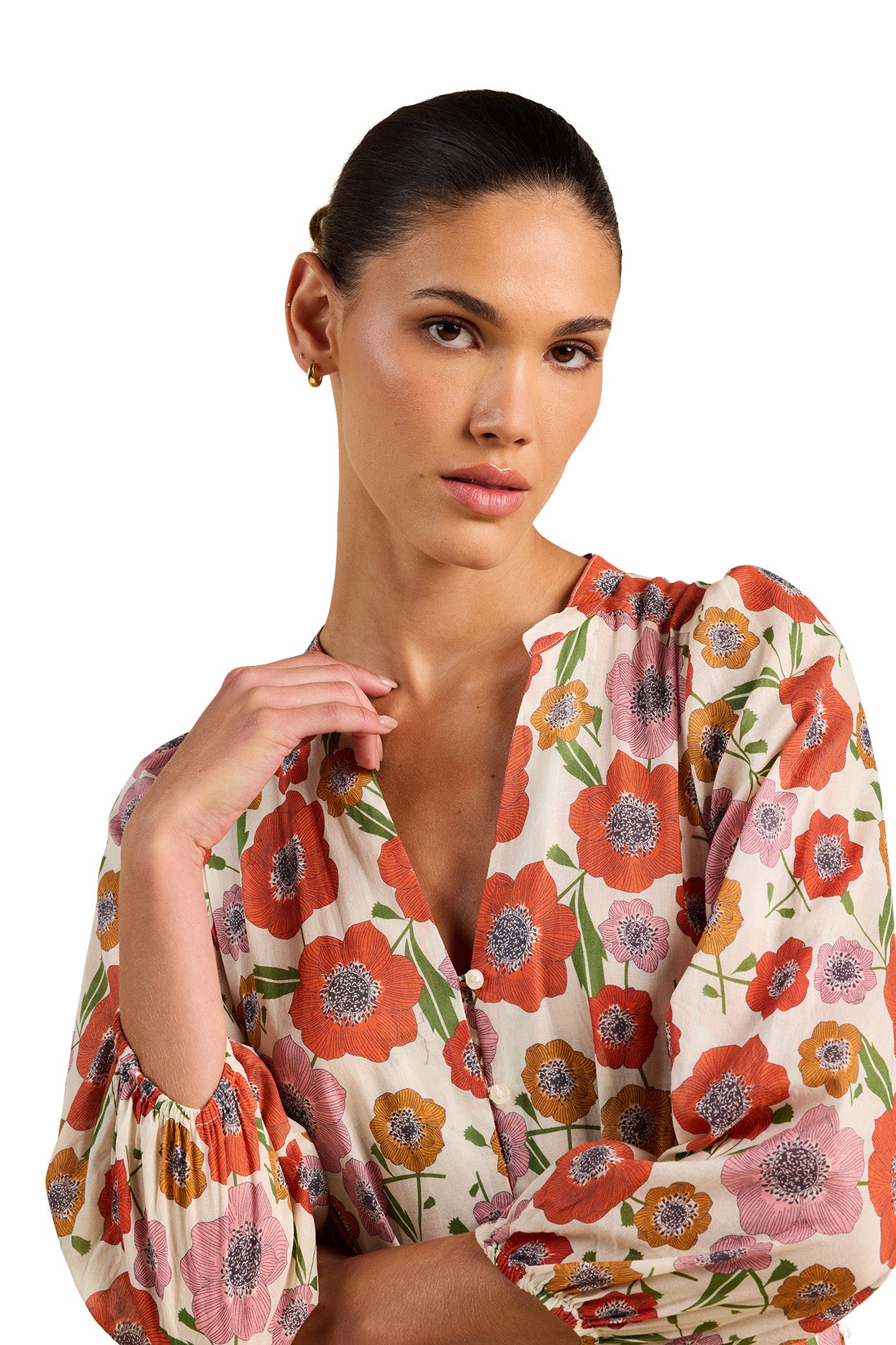 Trovata Birds of Paradis Lia Dress in Poppy Costa