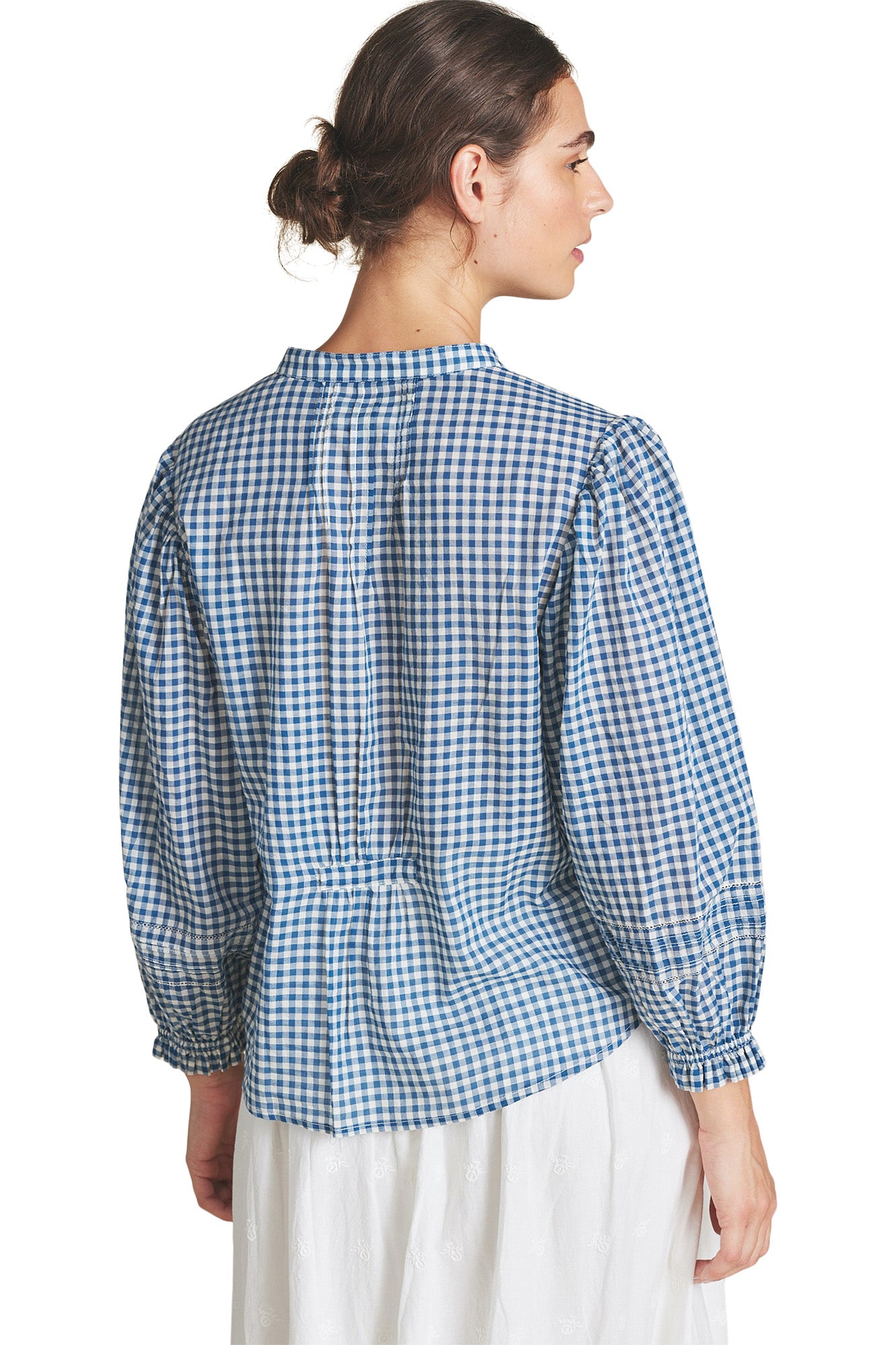 Trovata Birds of Paradis Maeve Blouse in Sailor Gingham
