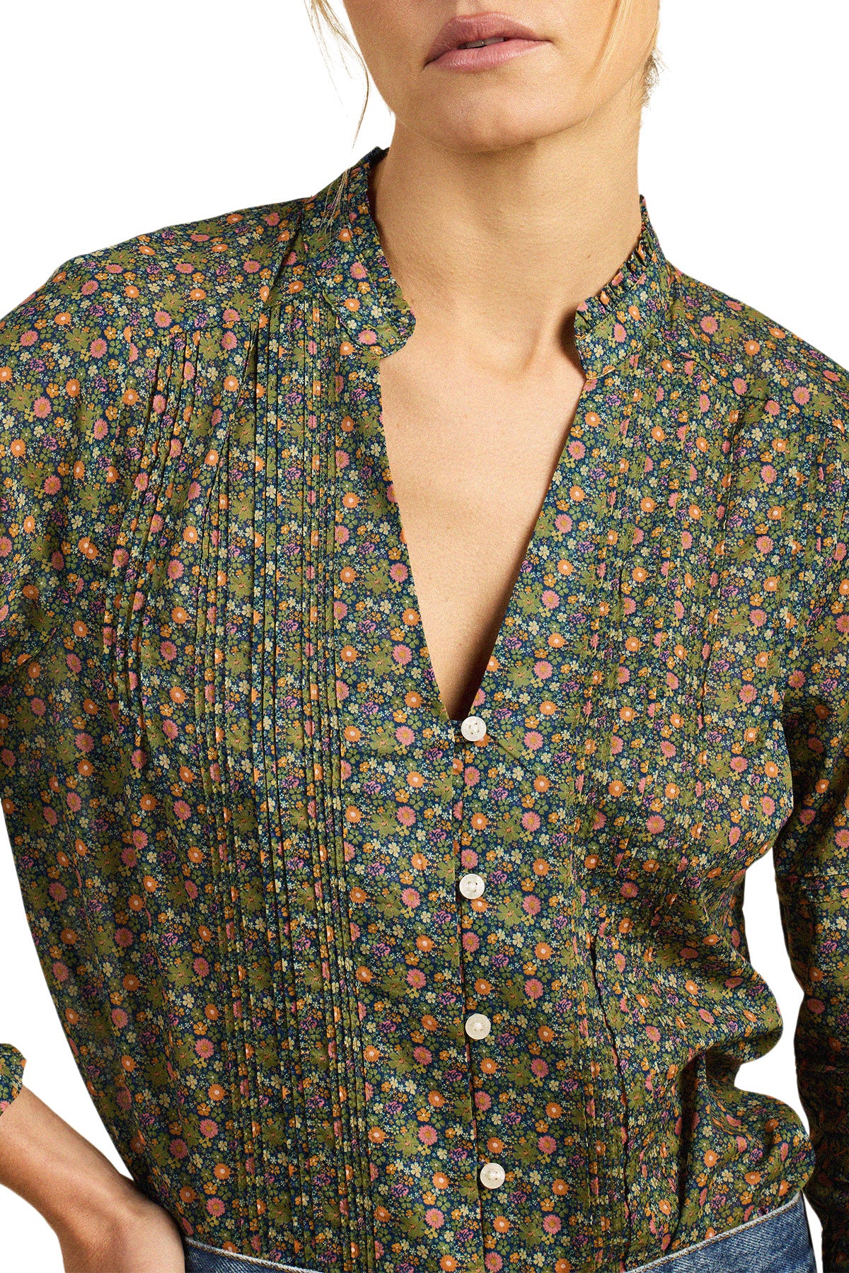 Trovata Birds of Paradis Maris Blouse in Ivy Road Ditsy