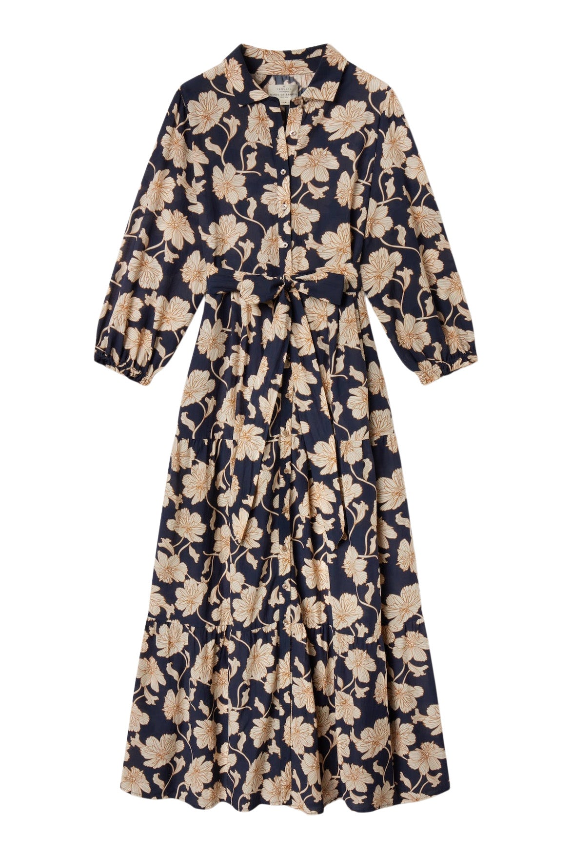 Trovata Birds of Paradis Martina Dress in Viola Nocturne