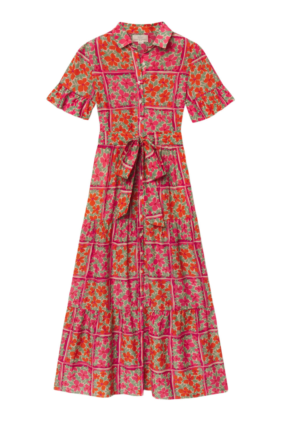 Trovata Birds of Paradis Martine Dress in Botanic Tile