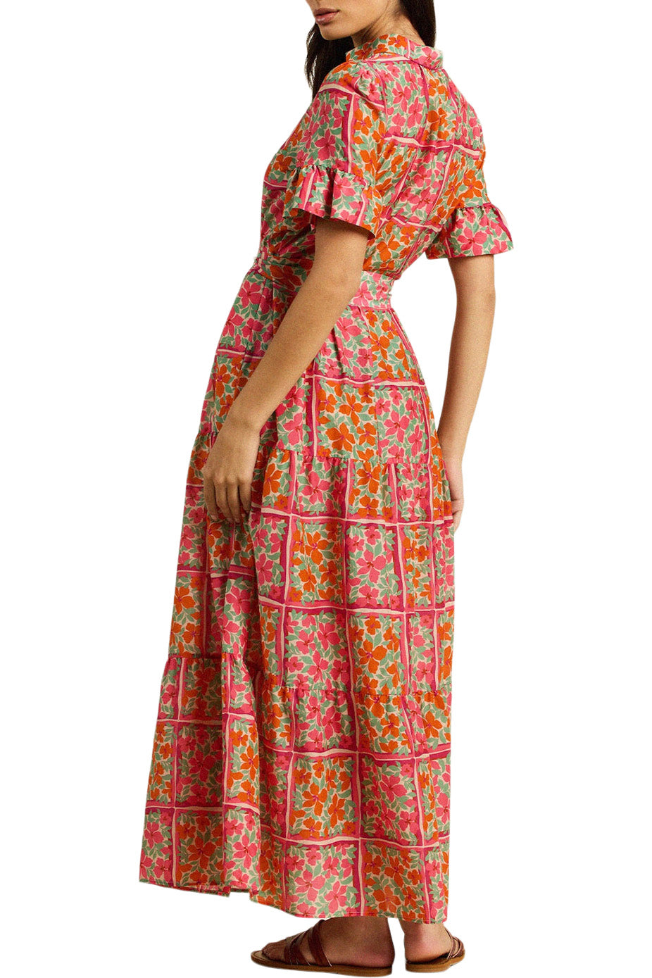 Trovata Birds of Paradis Martine Dress in Botanic Tile