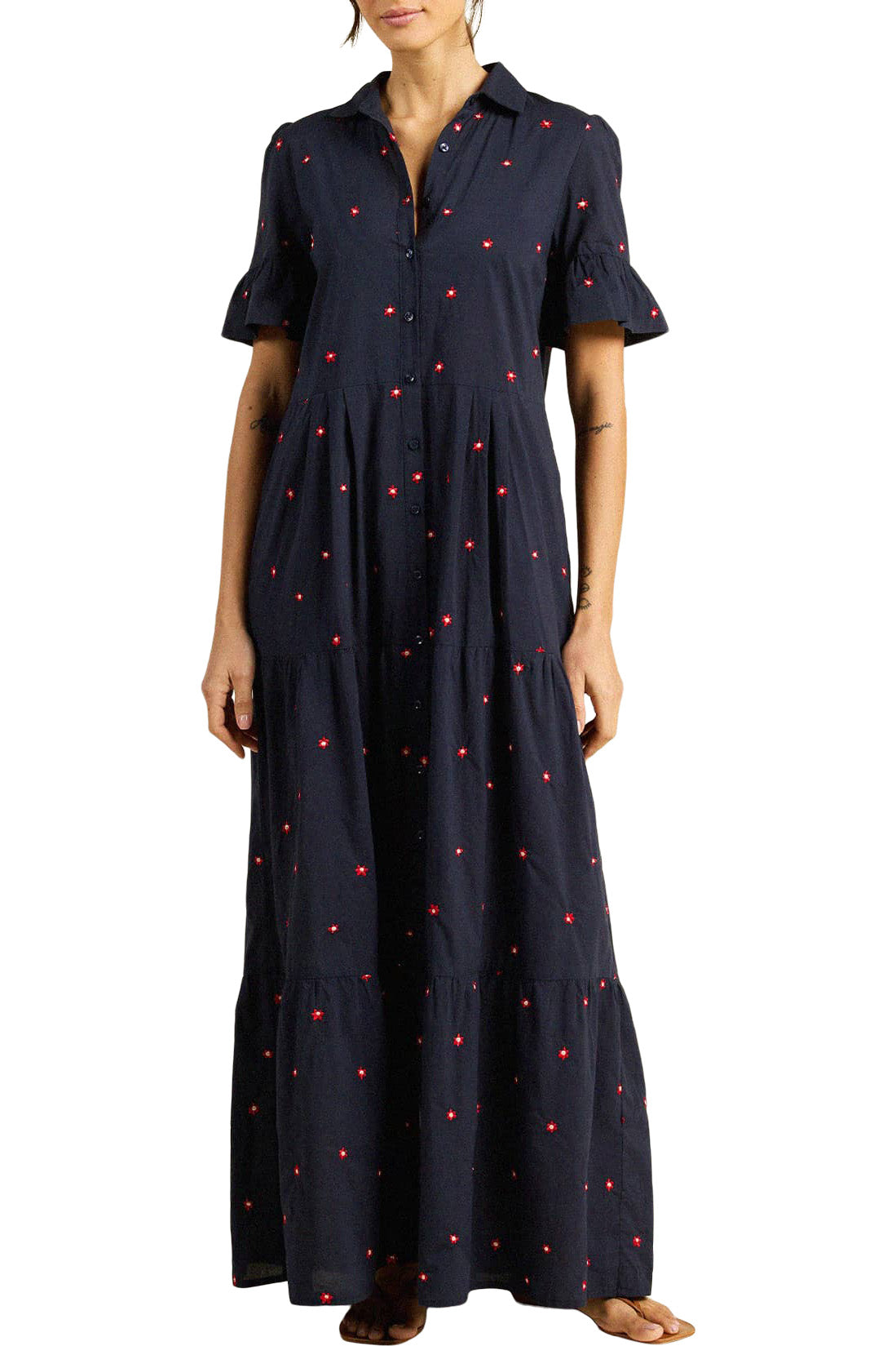 Trovata Birds of Paradis Martine Dress in Daisy Dot
