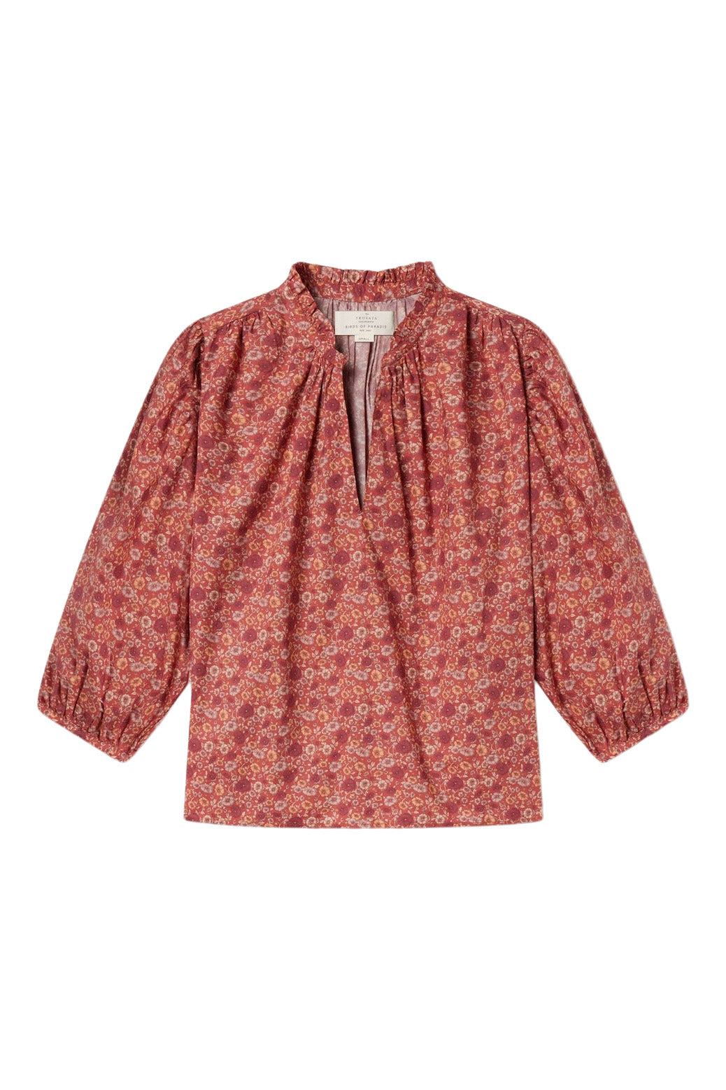 Trovata Birds of Paradis Orly Blouse in Ethereal Vine