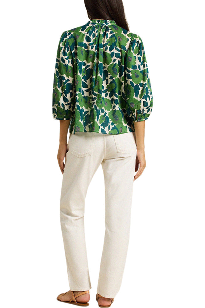 Trovata Birds of Paradis Orly Blouse in Vega Floral