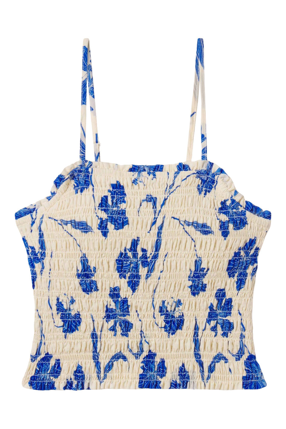 Trovata Birds of Paradis Summer Top in Blue Iris