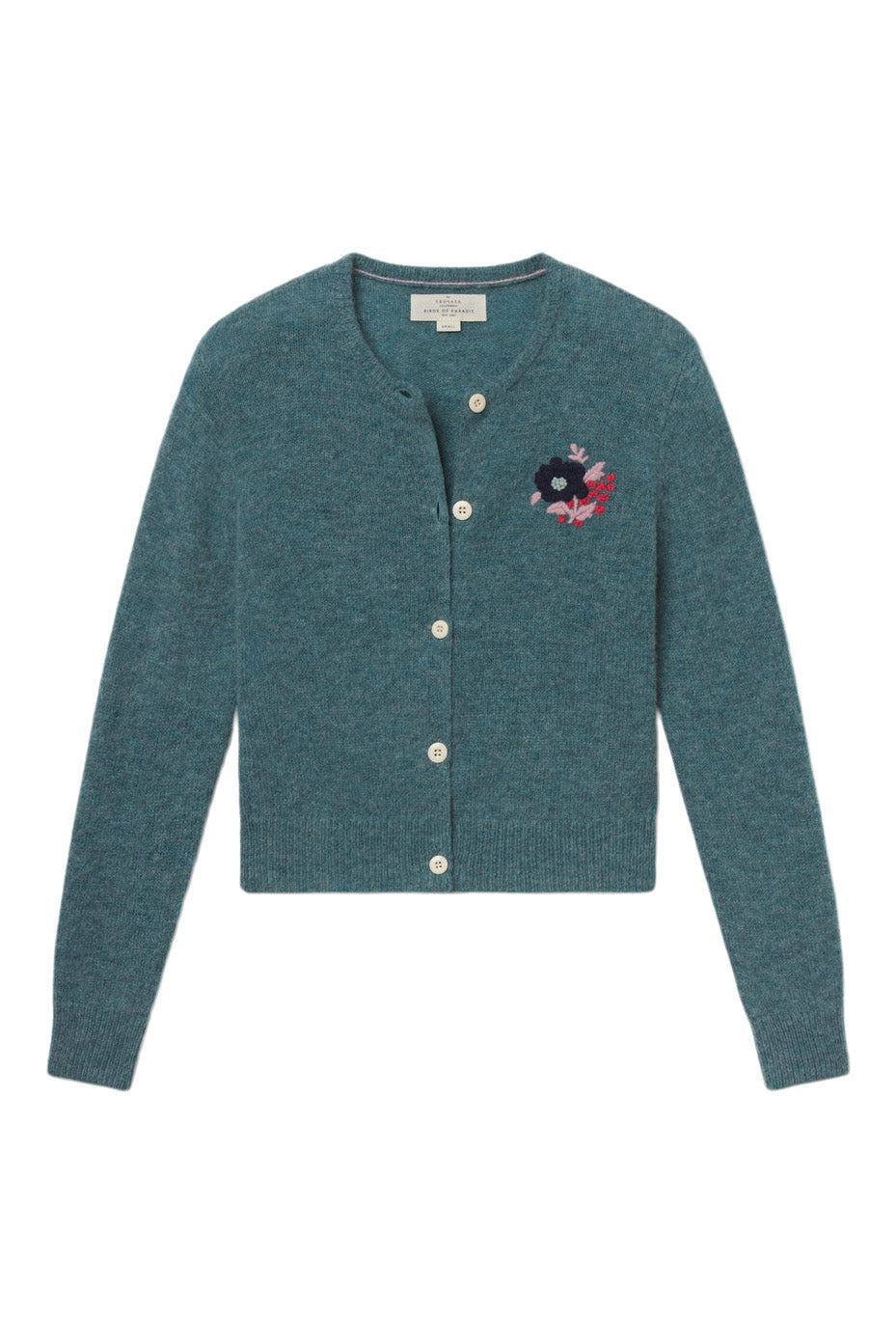 Trovata Birds of Paradis Teagan Cardigan in Teal