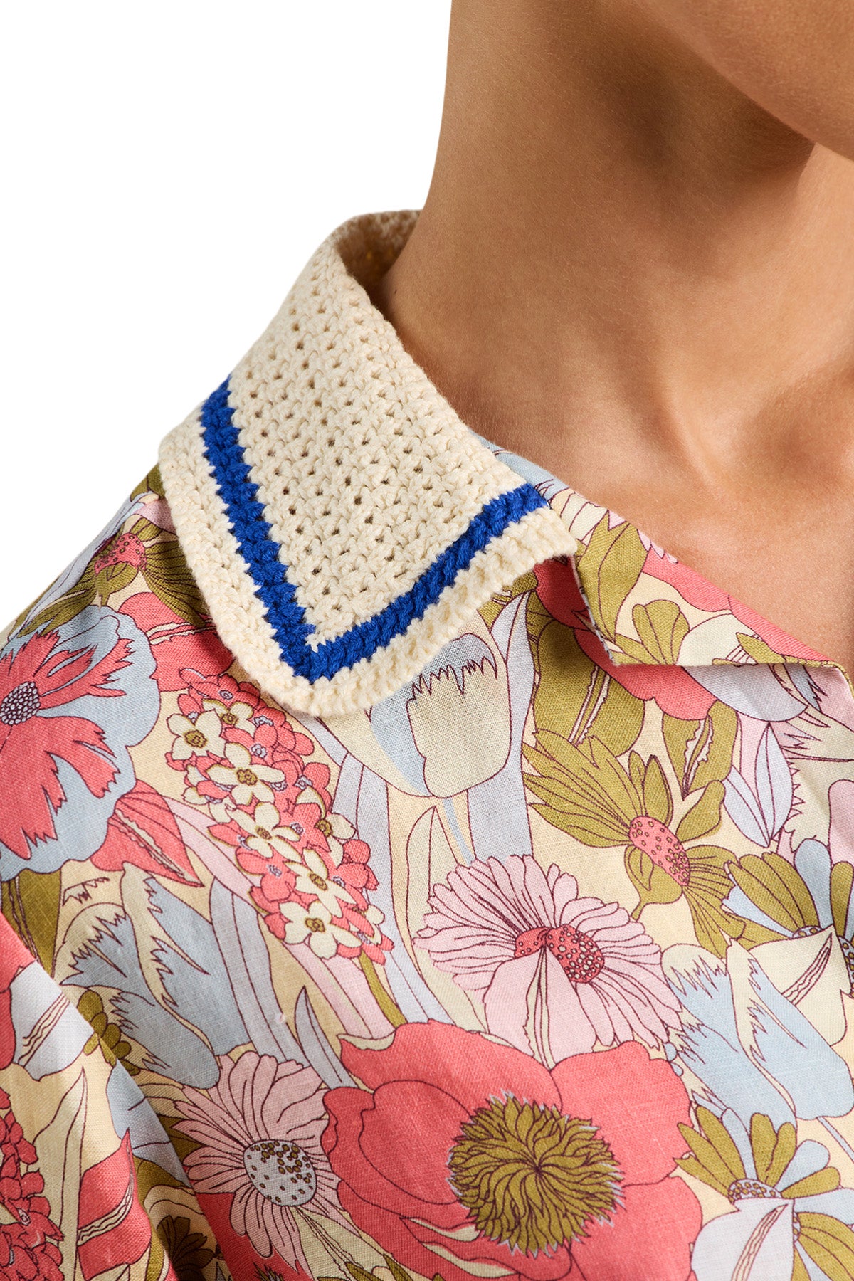 Trovata Birds of Paradis Thia Shirt in Tarsila Bloom