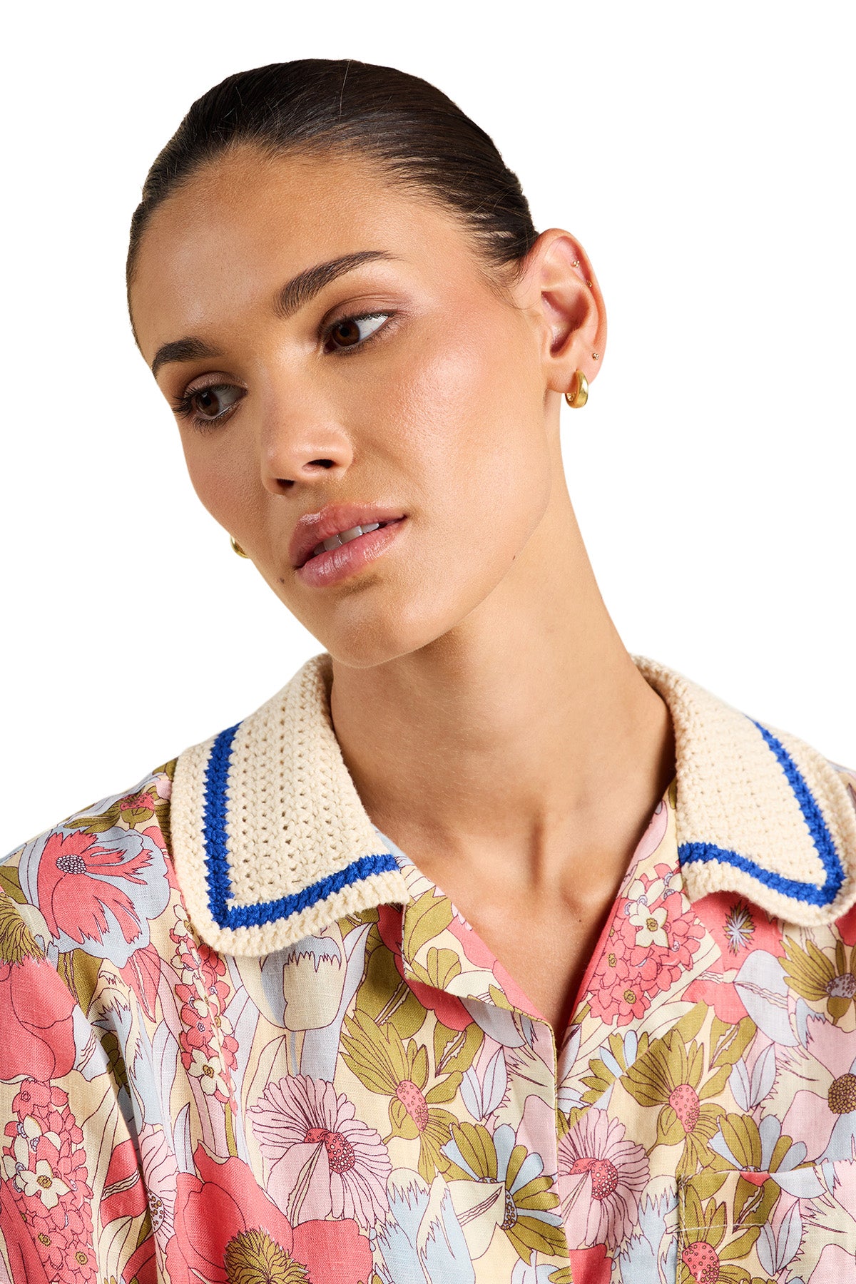 Trovata Birds of Paradis Thia Shirt in Tarsila Bloom