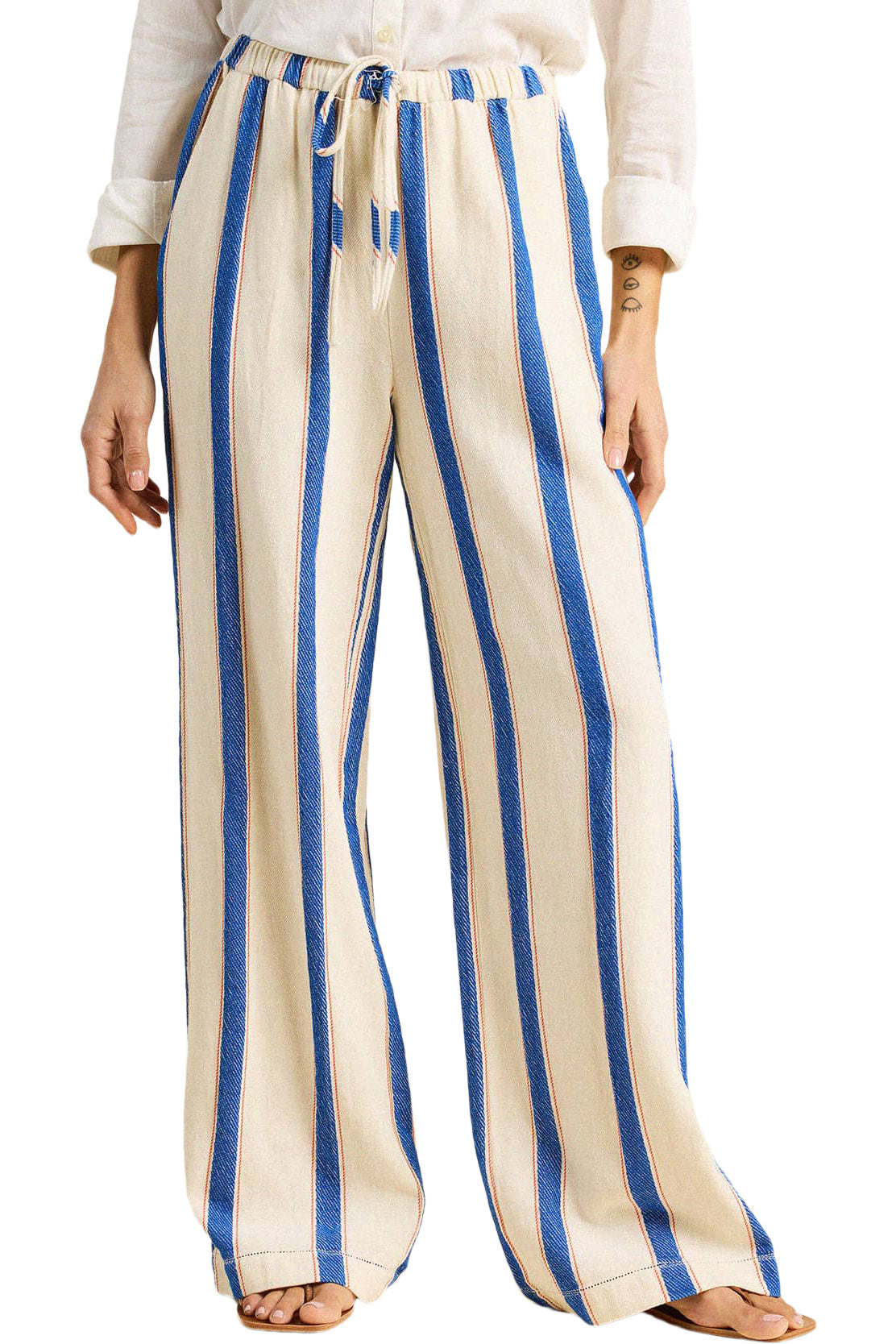 Trovata Birds of Paradis Vera Pants in Awning Stripe