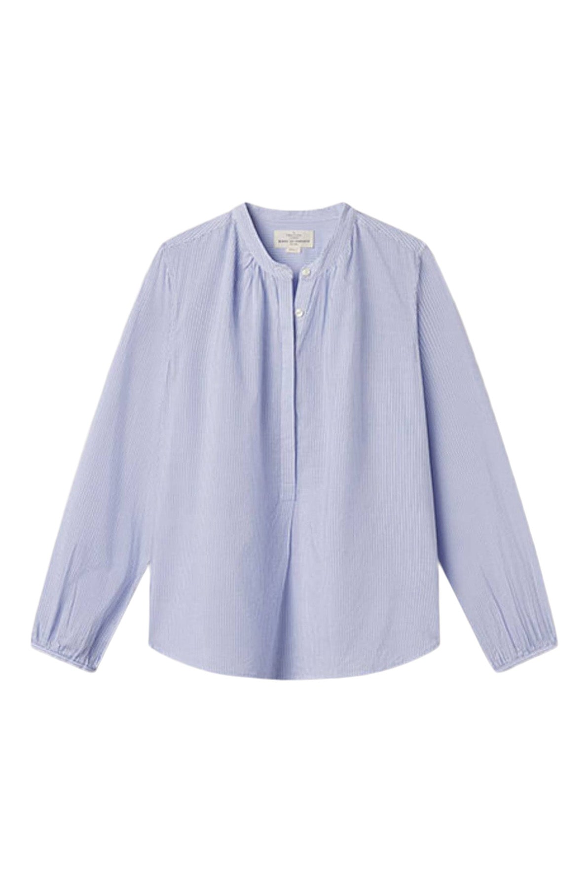 Trovata Birds of Paradise Aubree Blouse in Cornflower Stripe