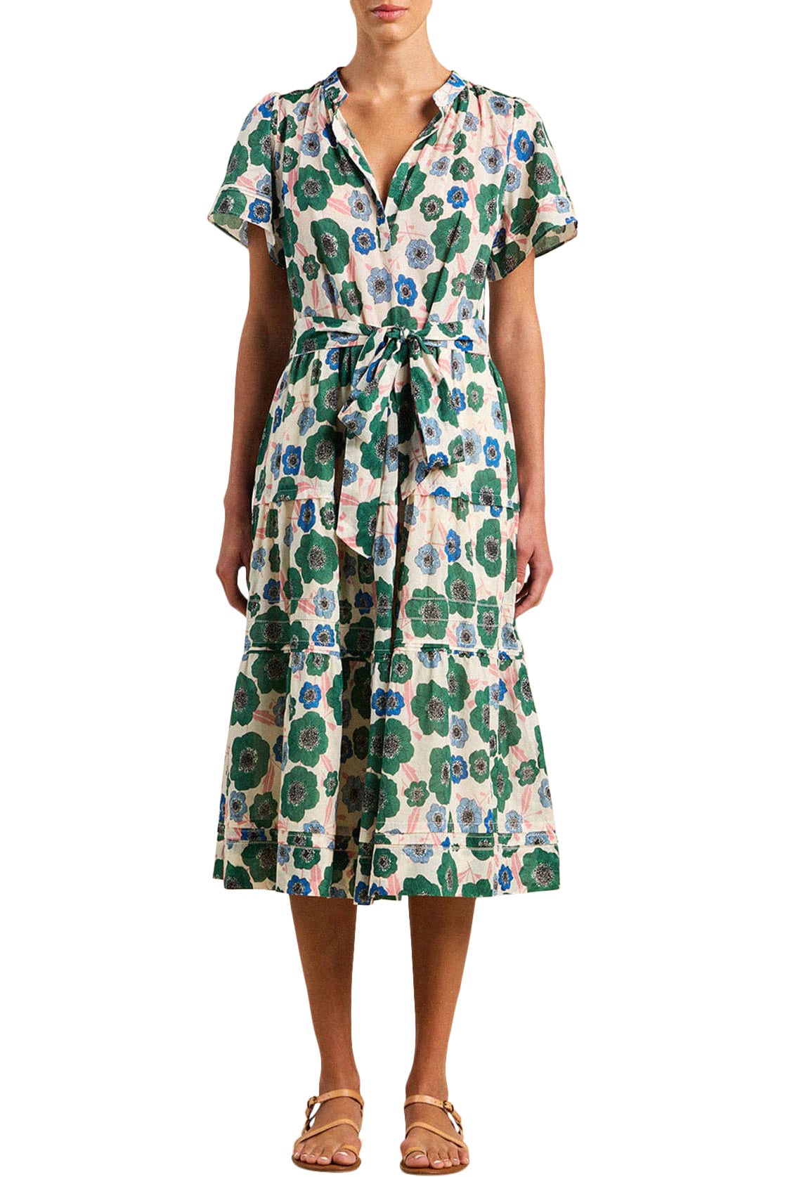 Trovata Brids of Paradis Luana Dress in Greenhouse Blossom