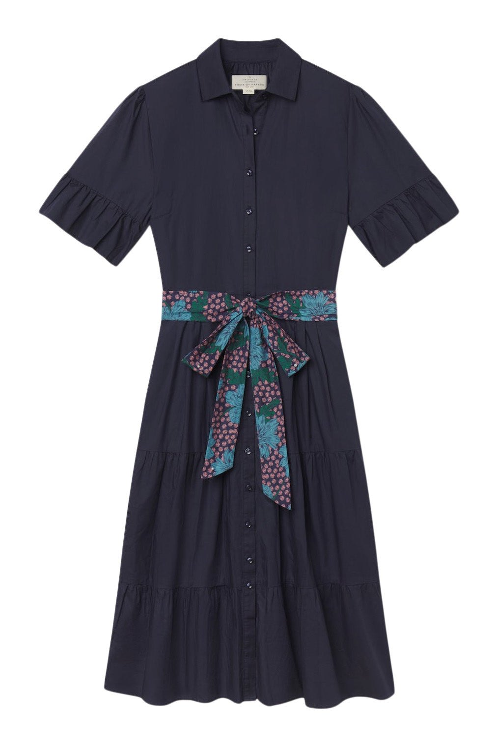 Trovata Brids of Paradis Martiana Dress in Navy