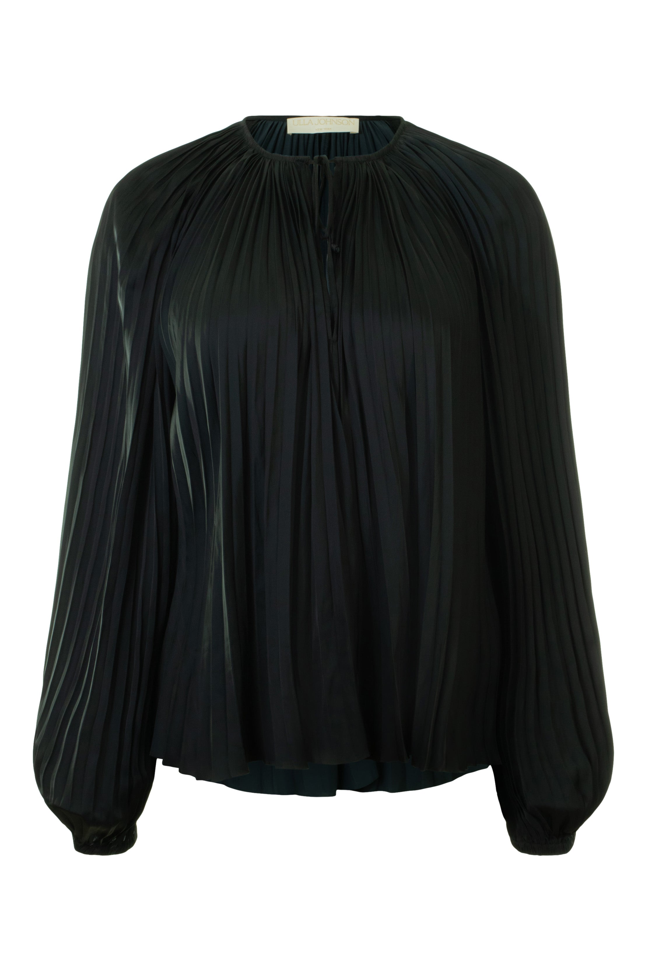 Ulla Johnson Electra Long Sleeve Blouse in Noir