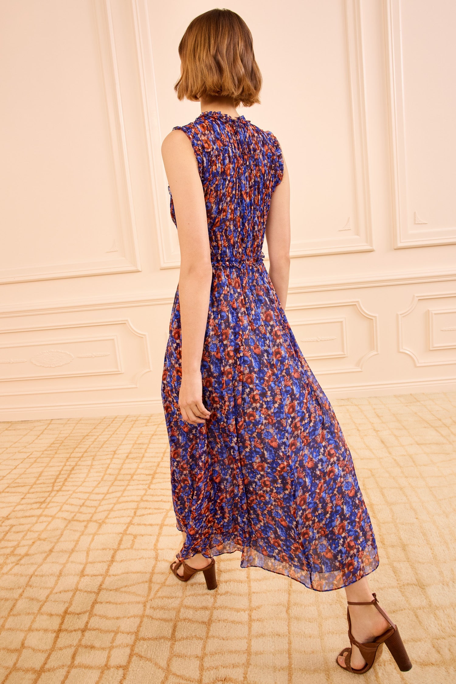 Ulla Johnson Kasia Silk Dress in Violet