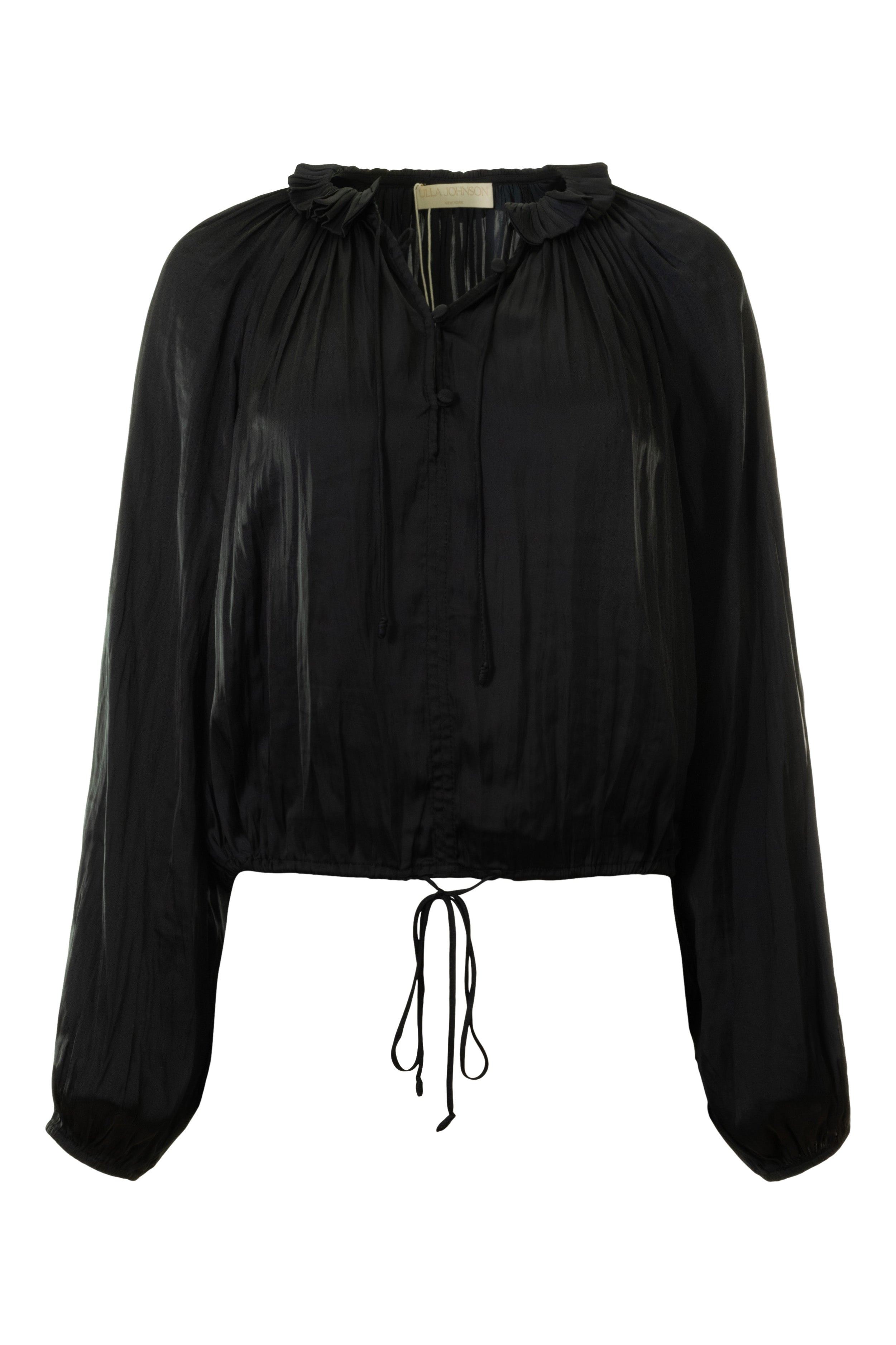 Ulla Johnson Laurette Blouse in Noir
