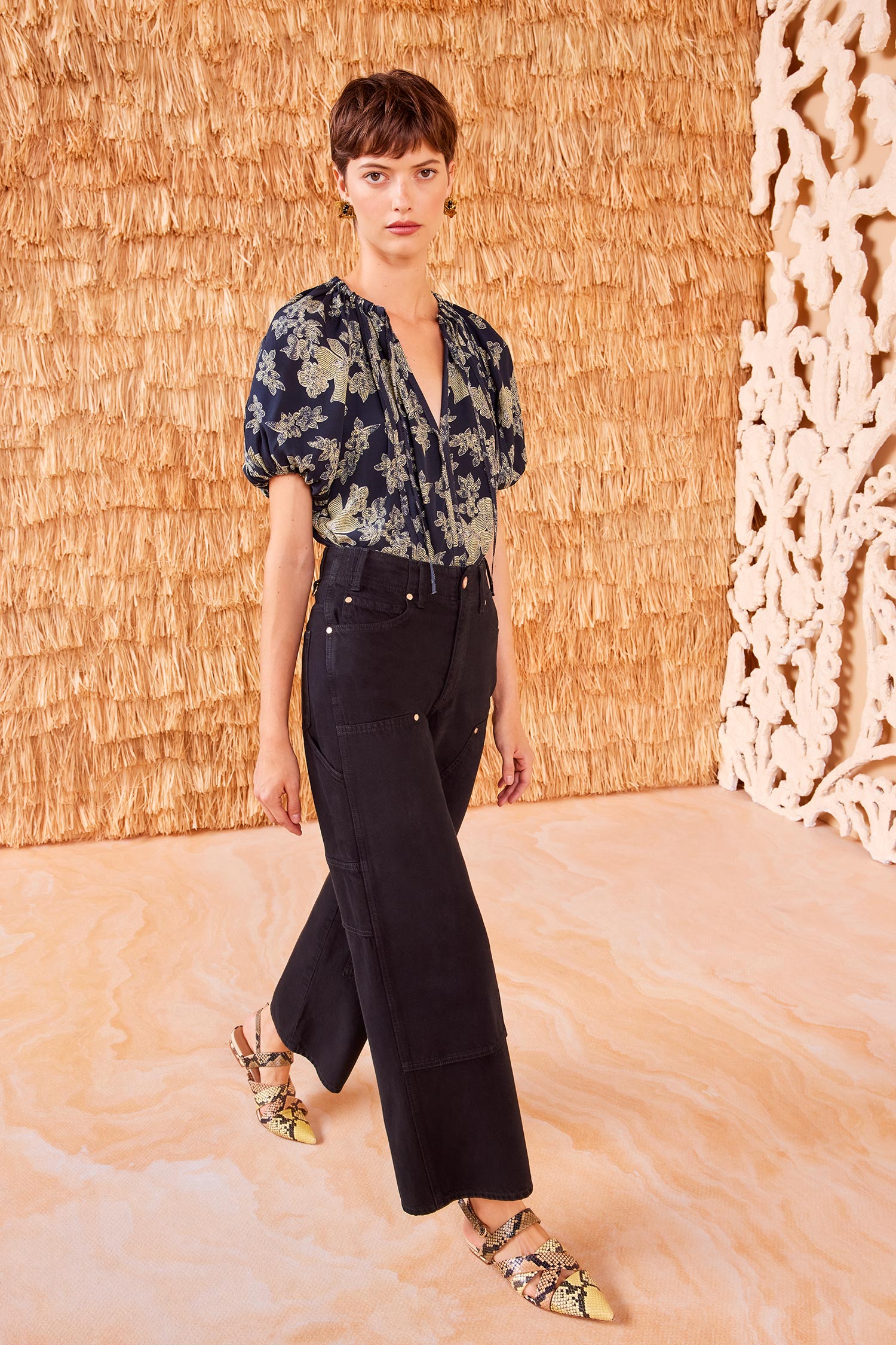 Ulla Johnson Marcelena Top in Minuit