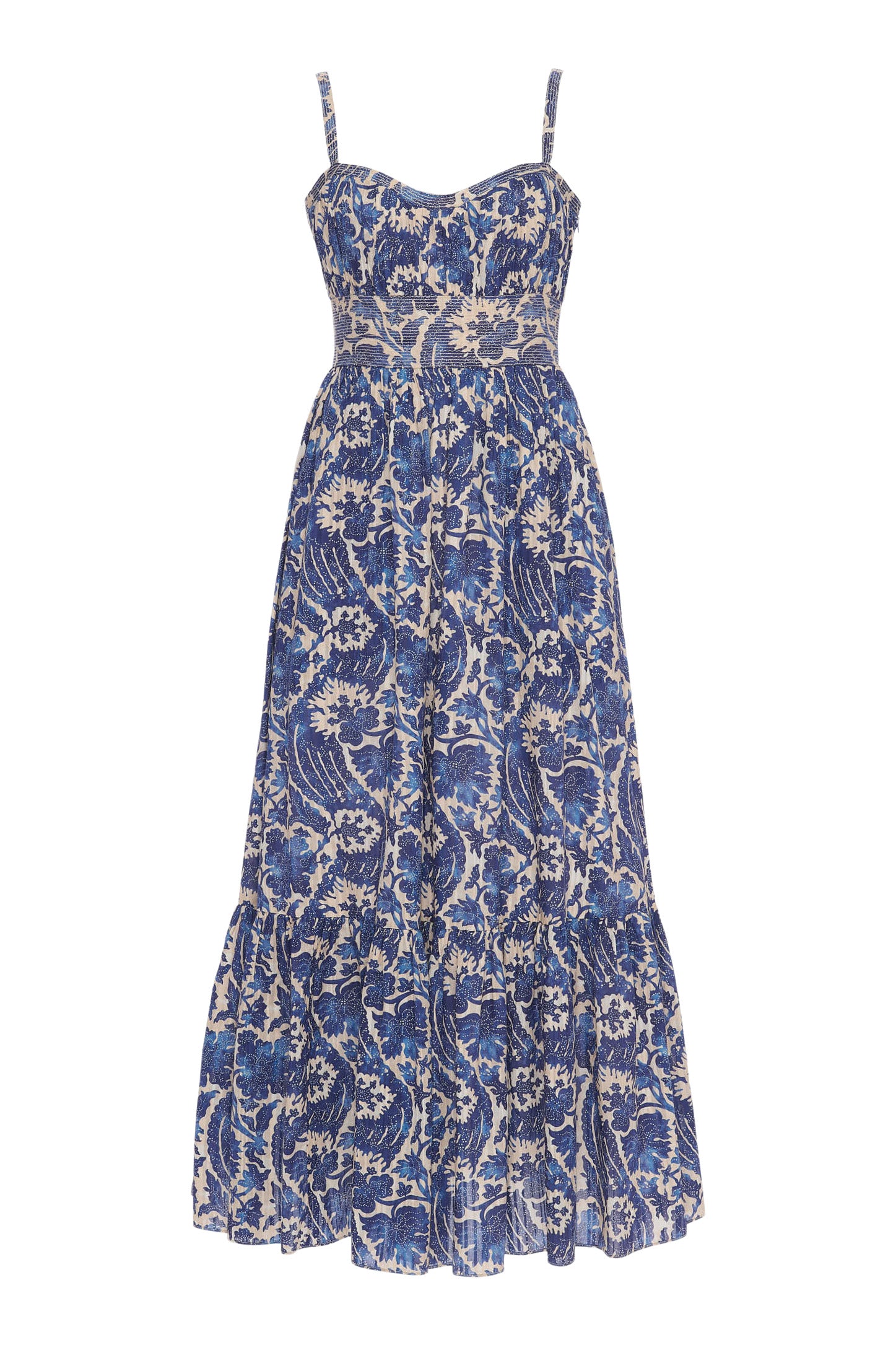 Ulla Johnson Nadine Cami Midi Dress in Ocean