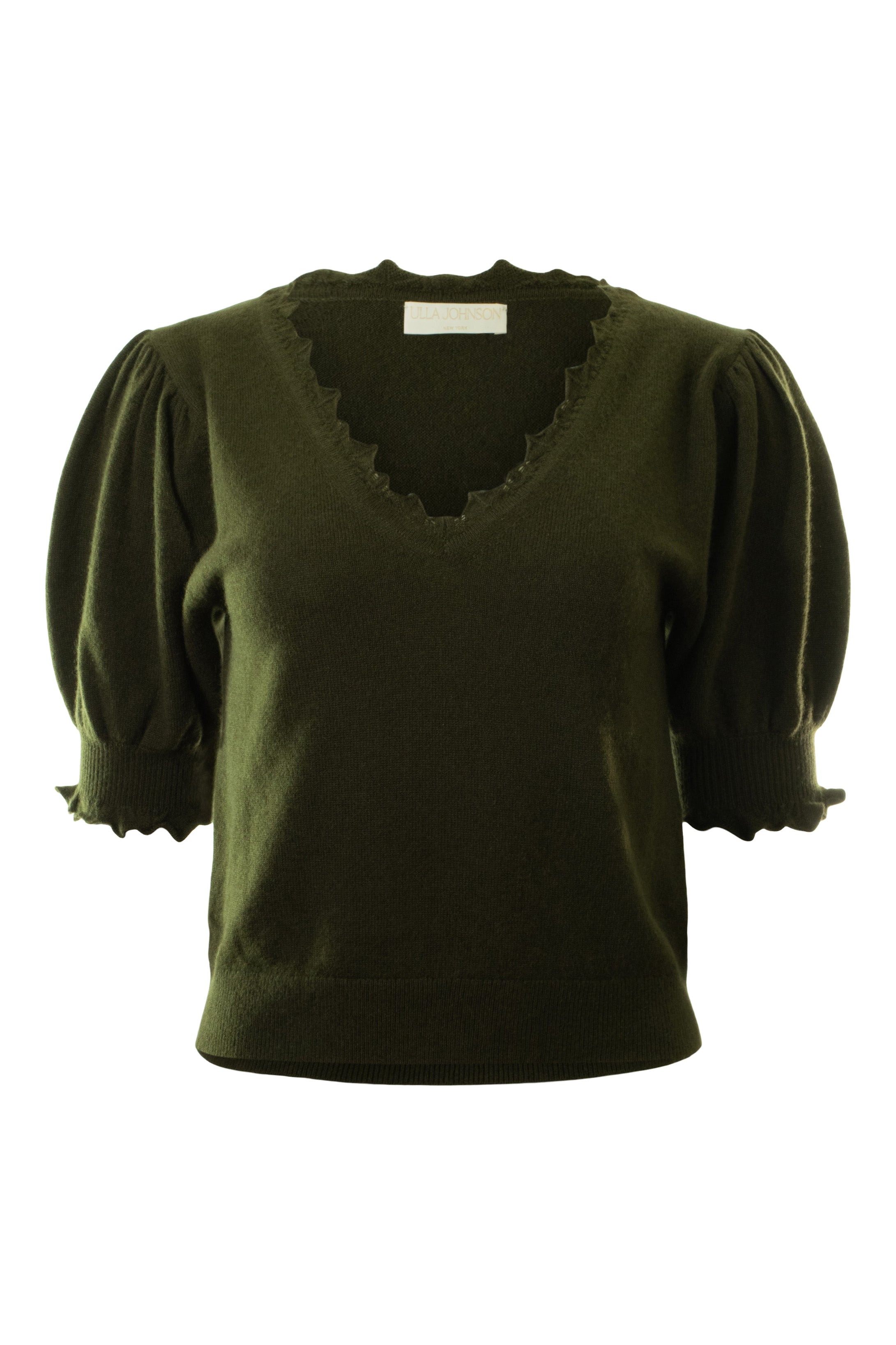 Ulla Johnson Polline Top in Hunter