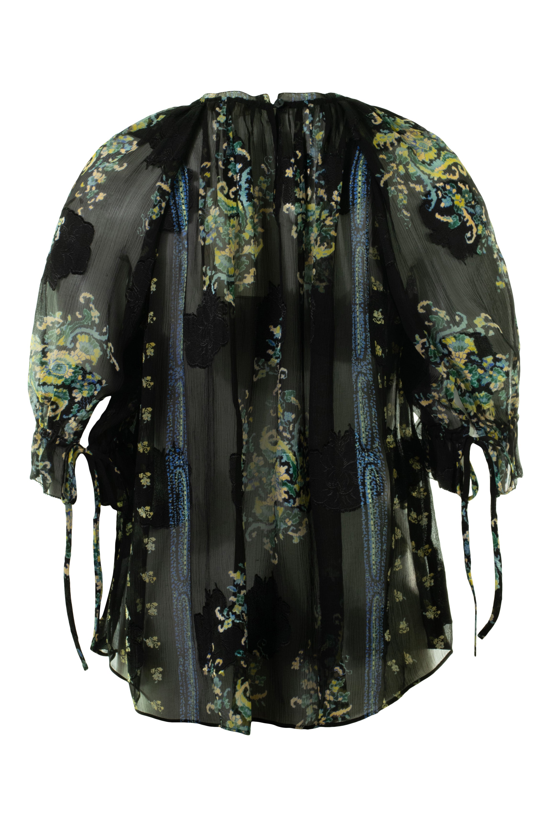 Ulla Johnson Pippa Short Sleeve Blouse in Twilight