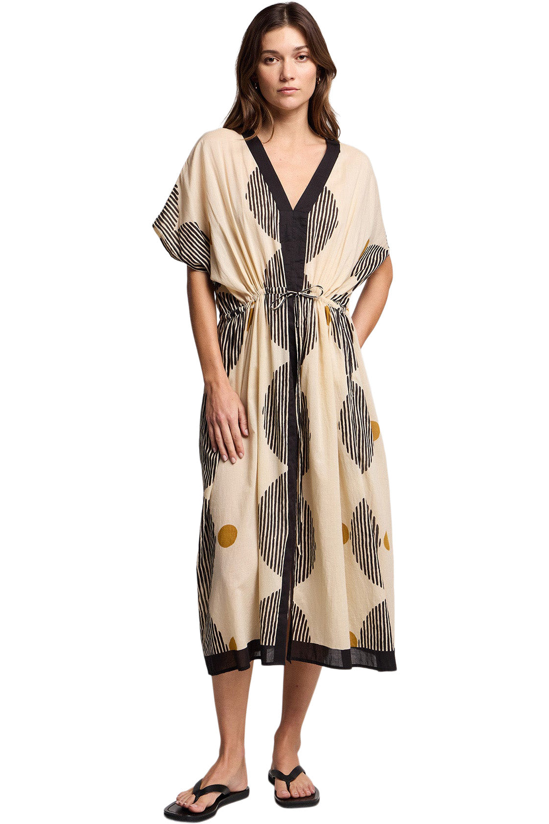 Velvet Amira Dress in Neutral